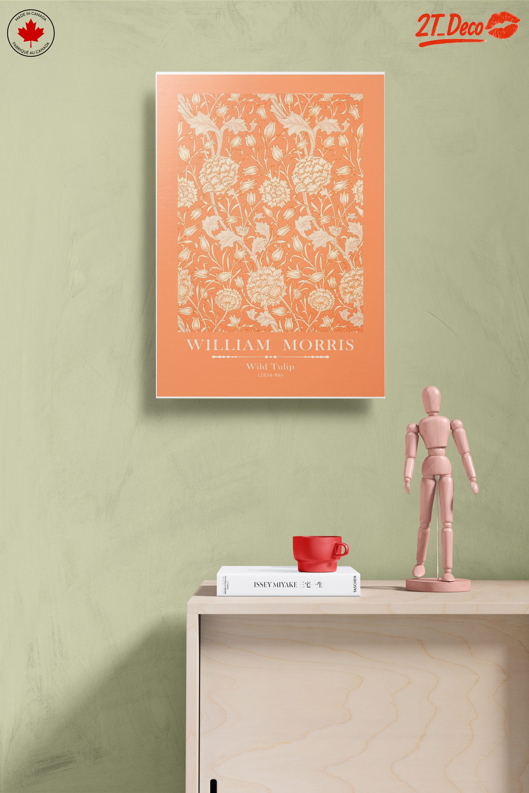 William Morris Wild Tulip Floral Design Art - Image 14