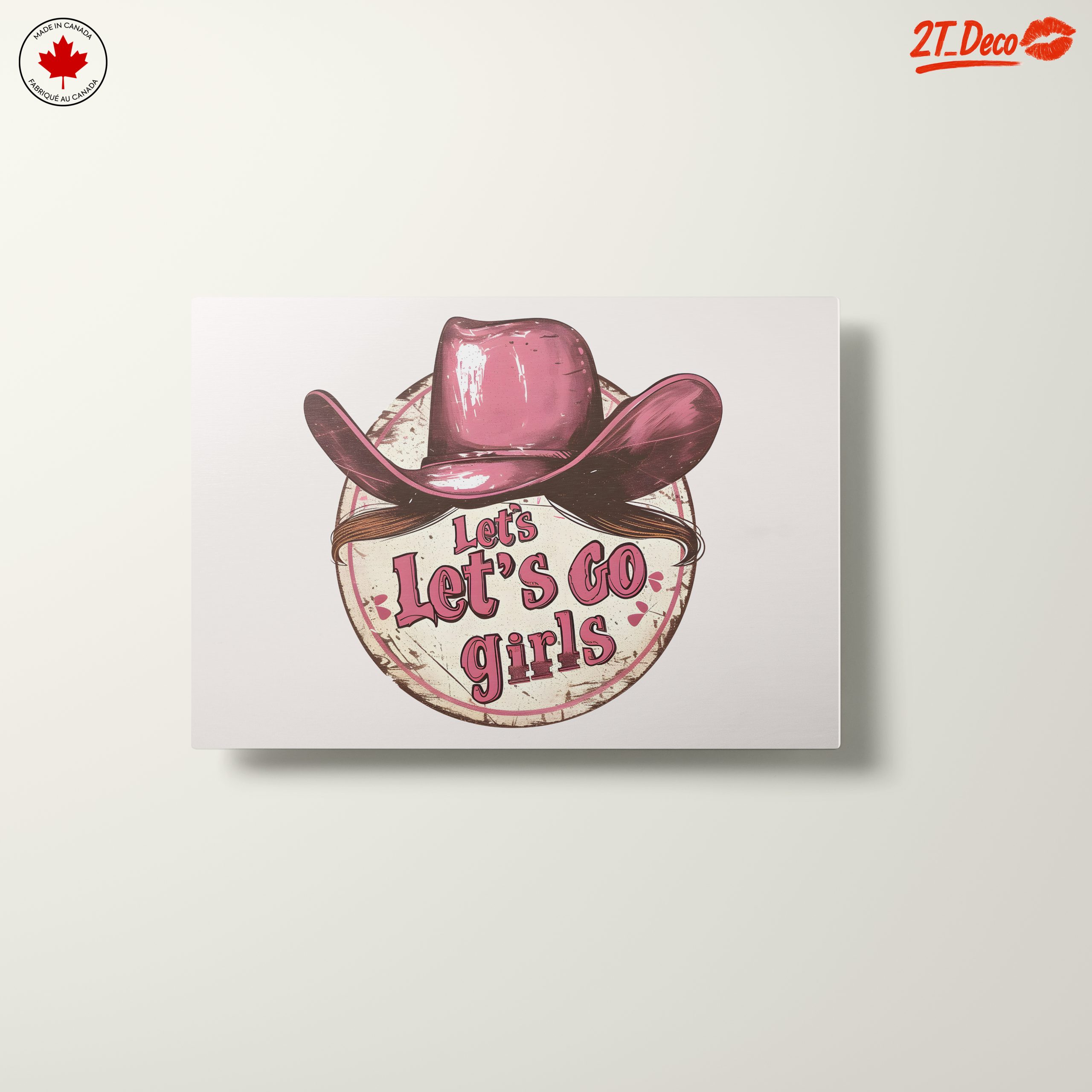 Let's Go Girls Retro Cowgirl Art - Image 10