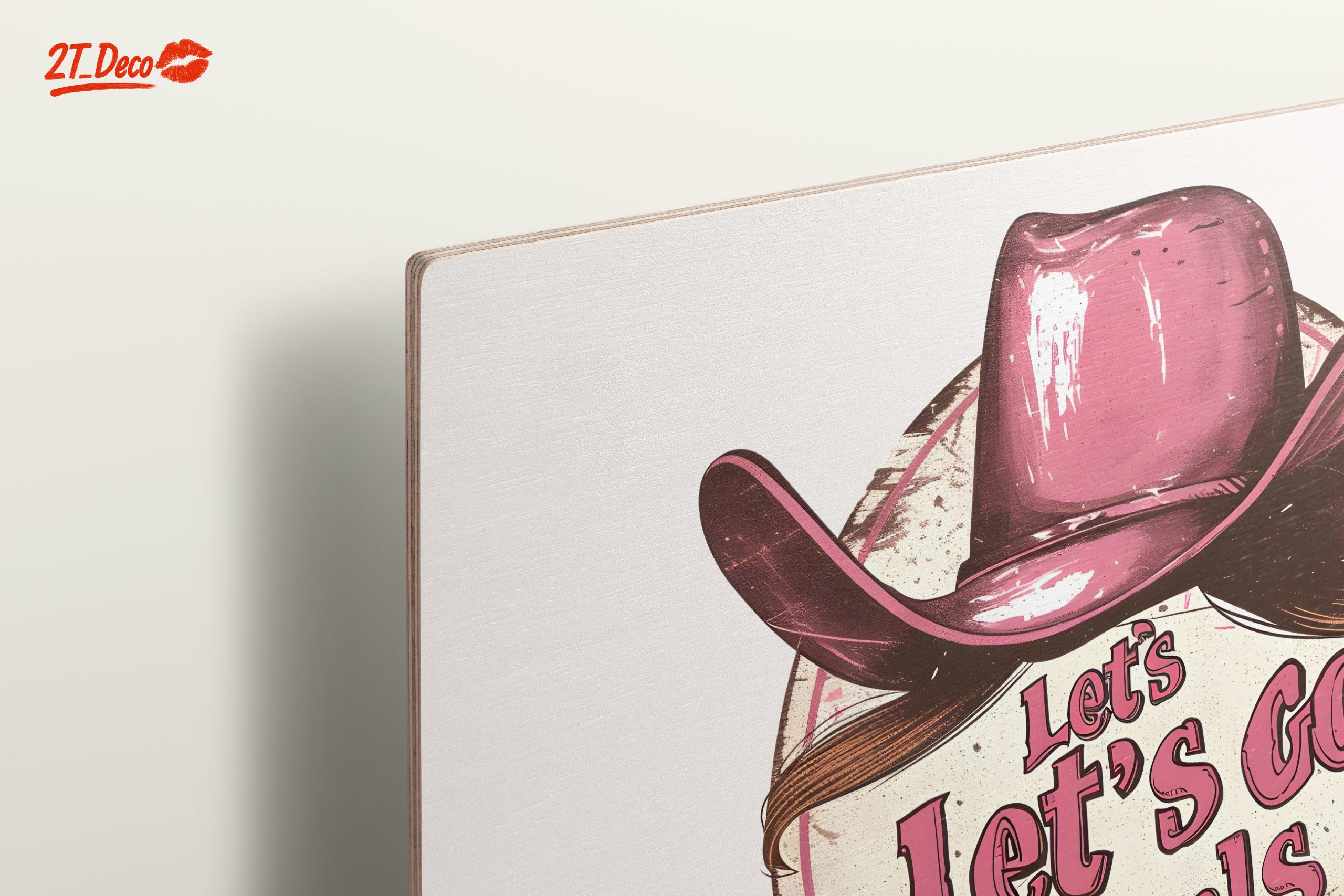 Let's Go Girls Retro Cowgirl Art - Image 15