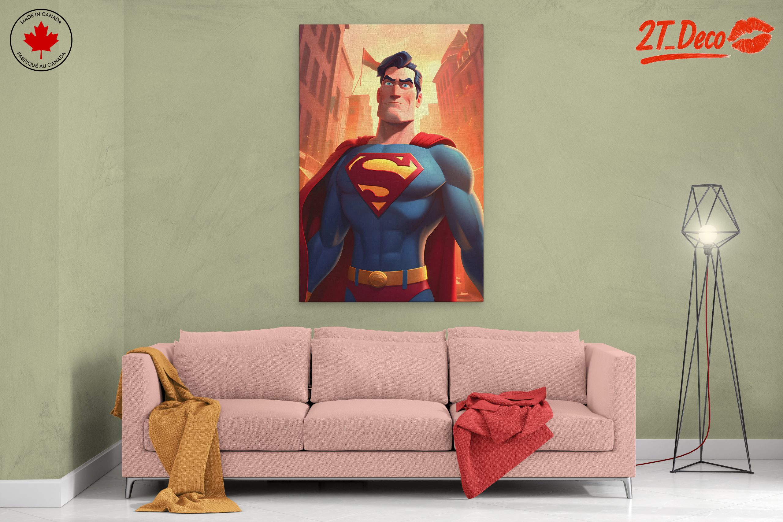 Heroic Animated Superhero Character Artwork - Image 2