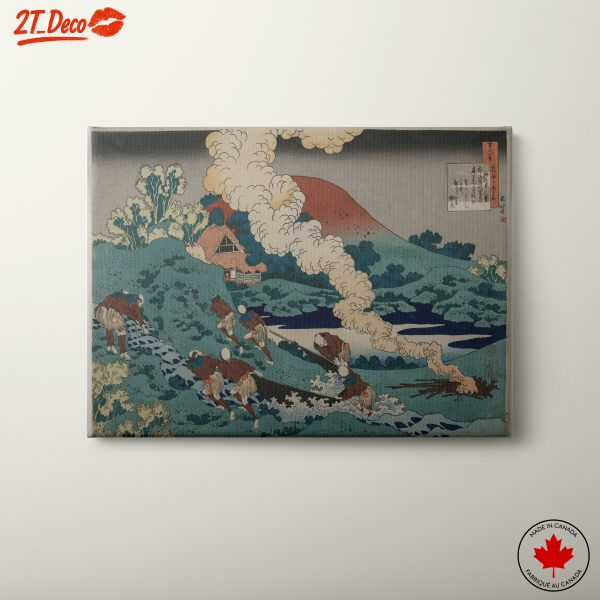 Traditional Japanese Landscape with Figures