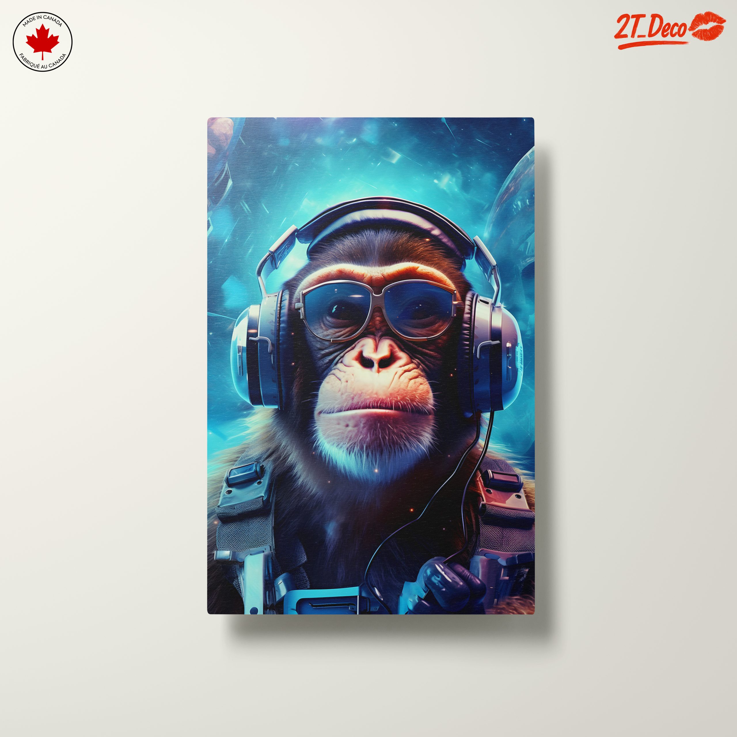 Stylish Monkey in Headphones and Sunglasses - Image 10