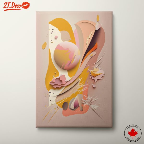 Vibrant Dynamic Abstract Art Composition 3