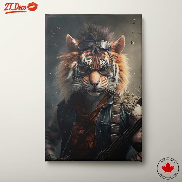 Rock Star Tiger Character Art