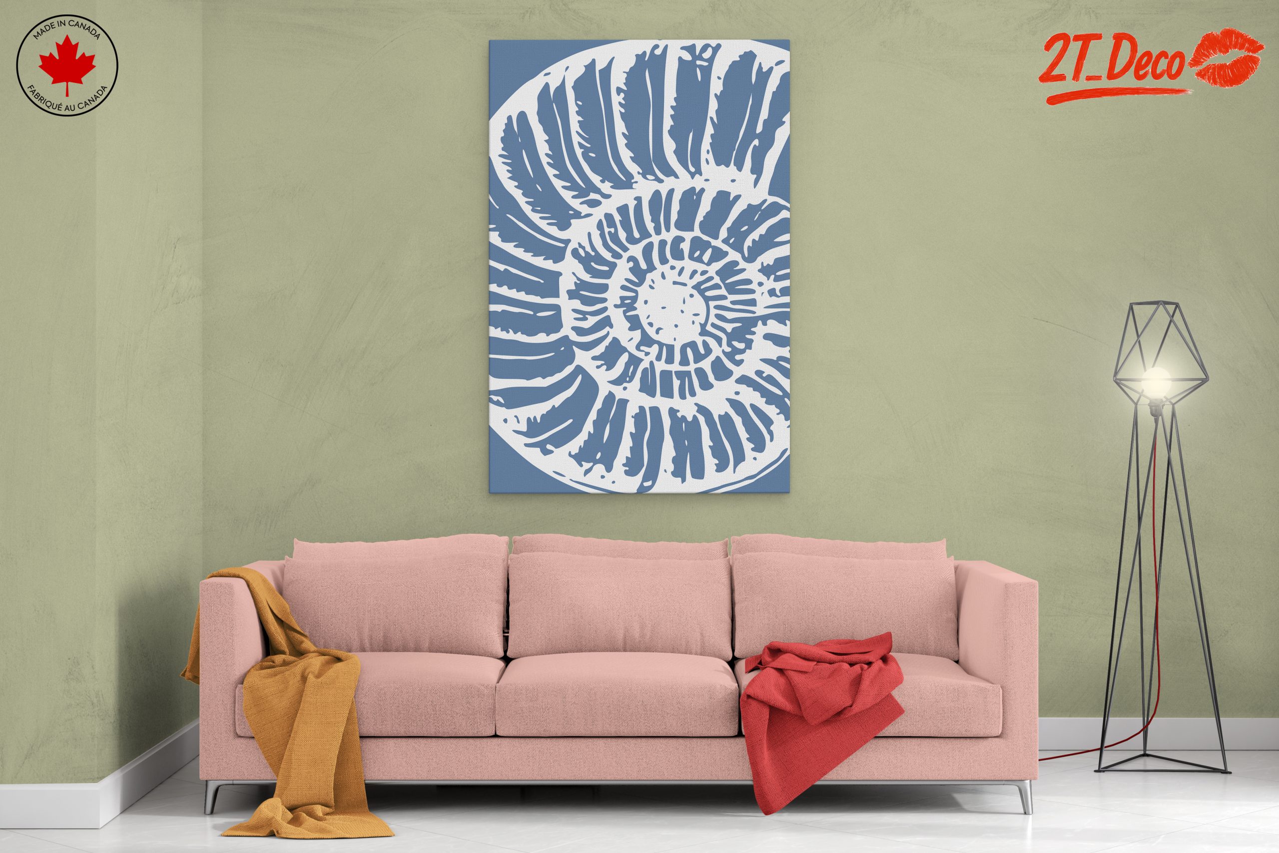 Stylized Botanical Shell Art 2 - Image 2