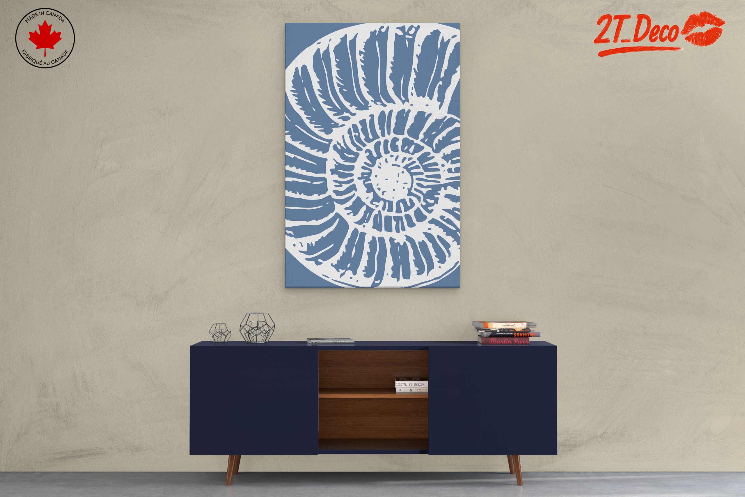 Stylized Botanical Shell Art 2 - Image 3