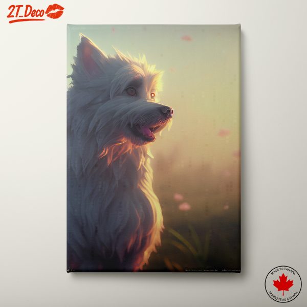 Adorable Dog Portrait in Soft Light