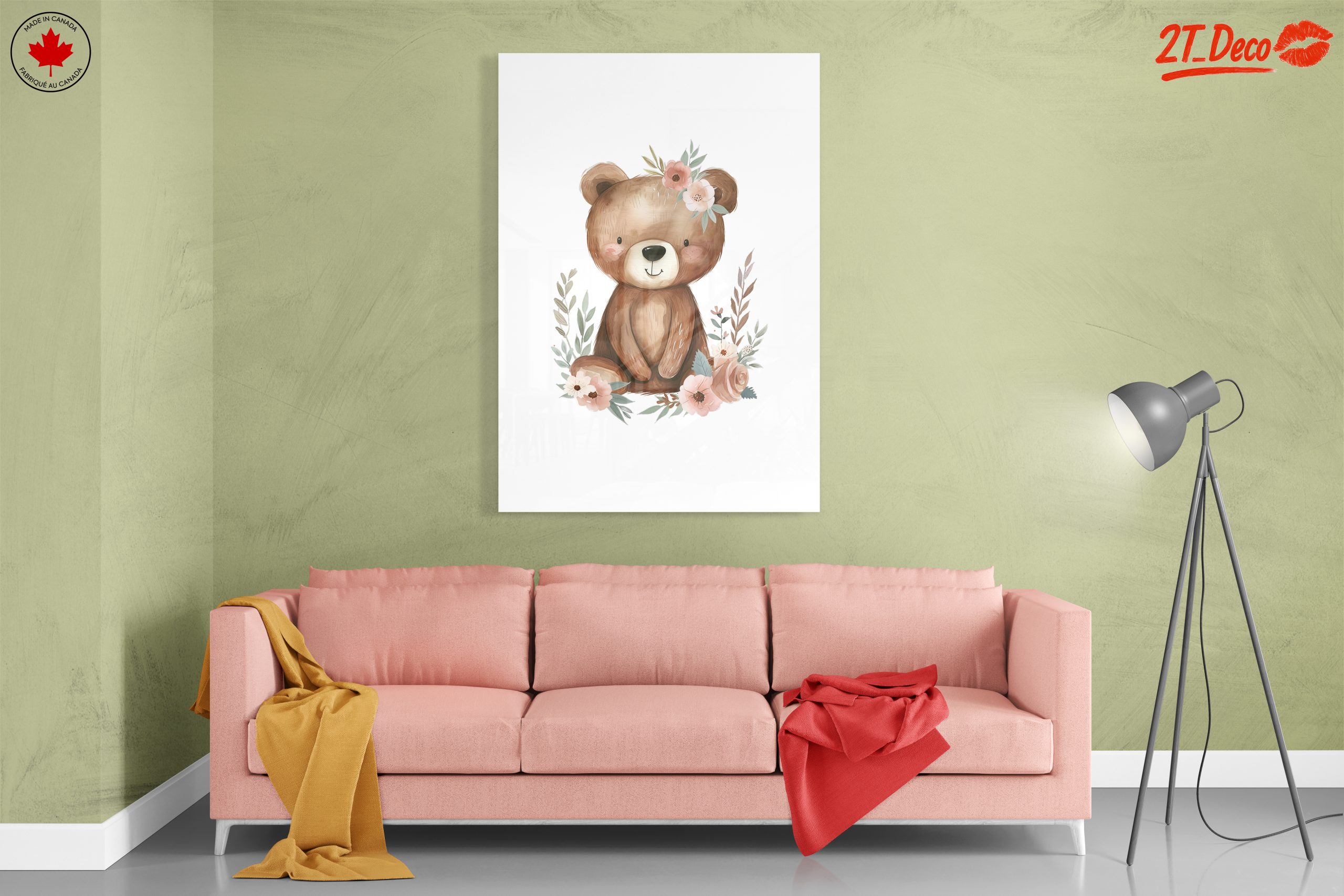Charming Bear Surrounded by Flowers - Image 7