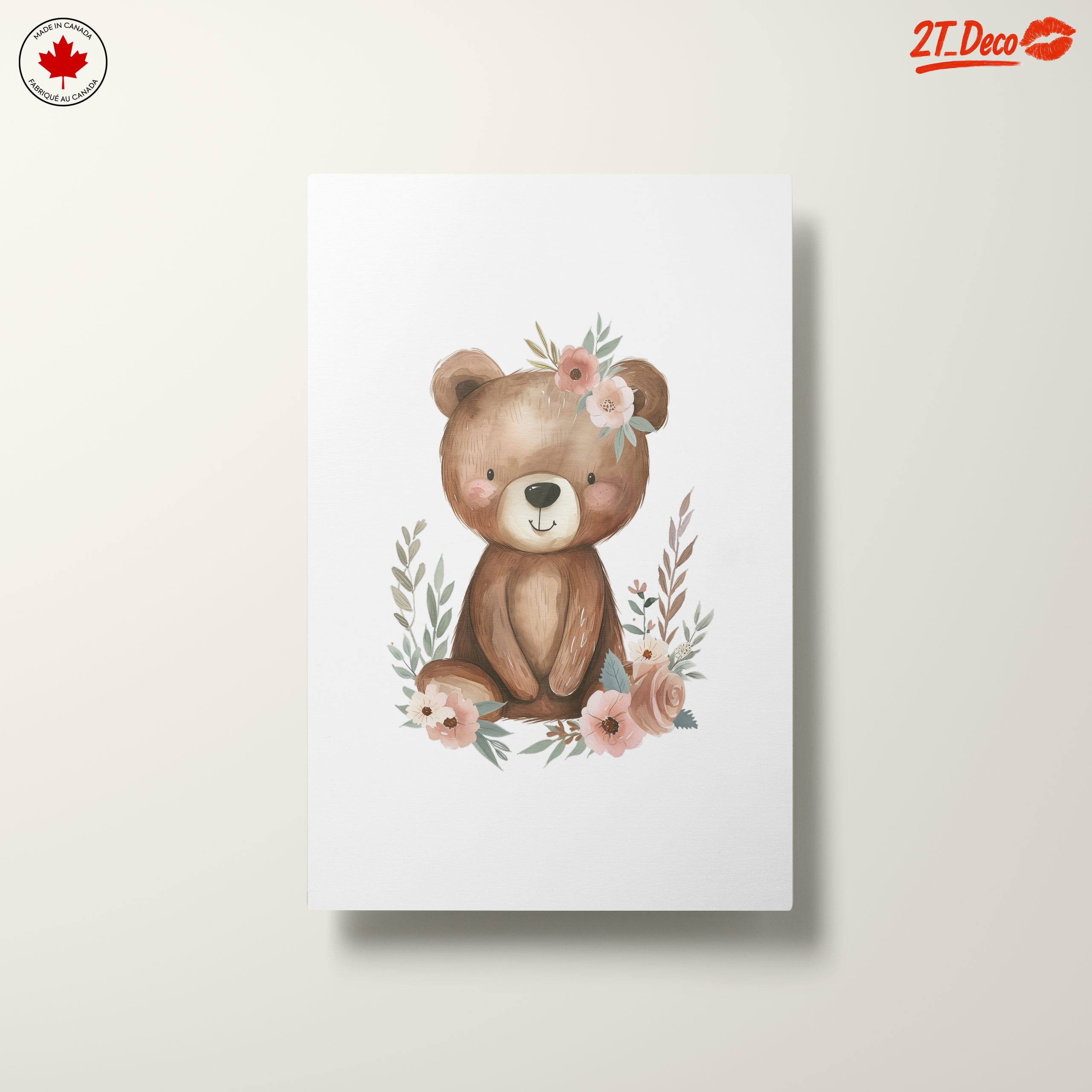 Charming Bear Surrounded by Flowers - Image 10