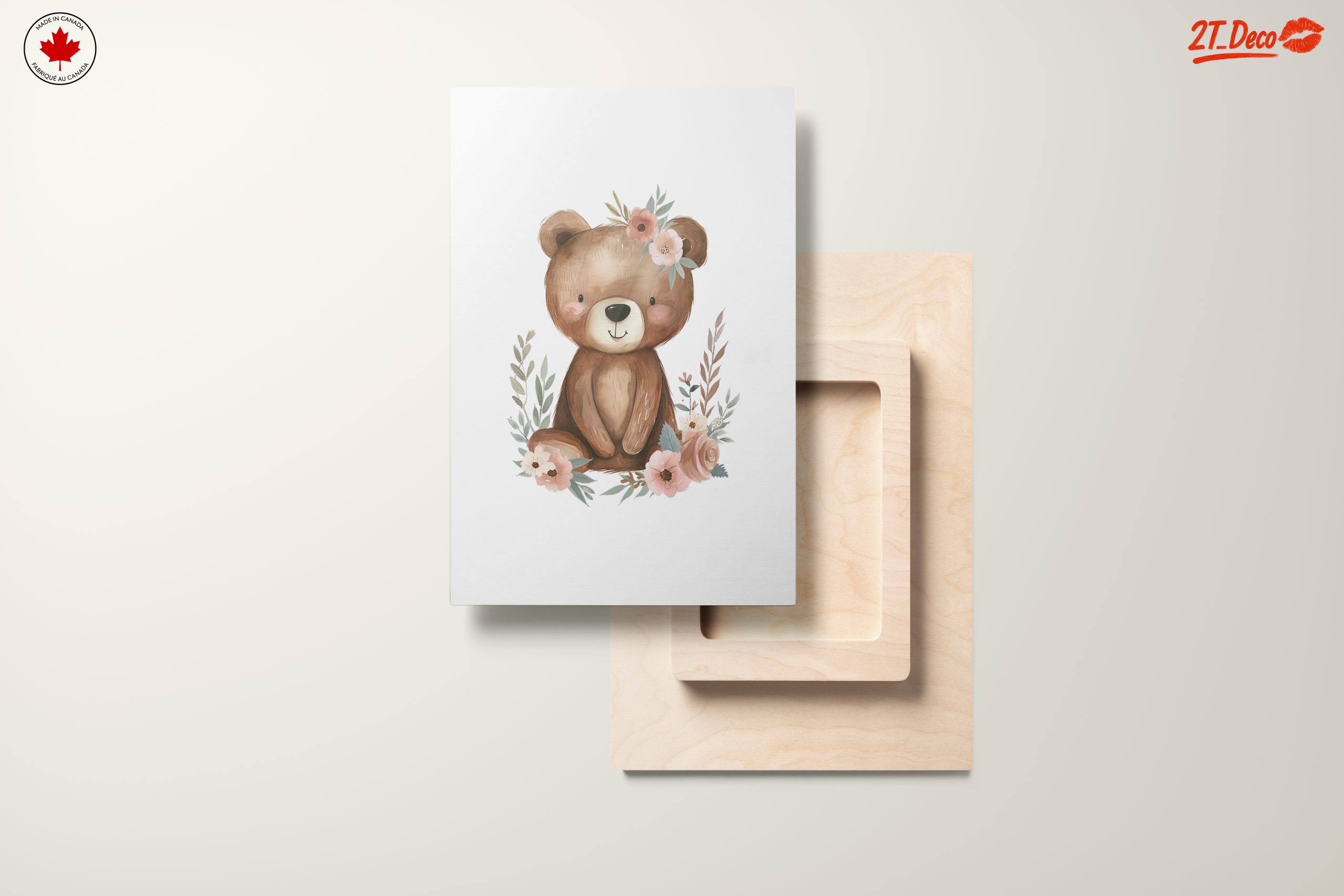 Charming Bear Surrounded by Flowers - Image 11
