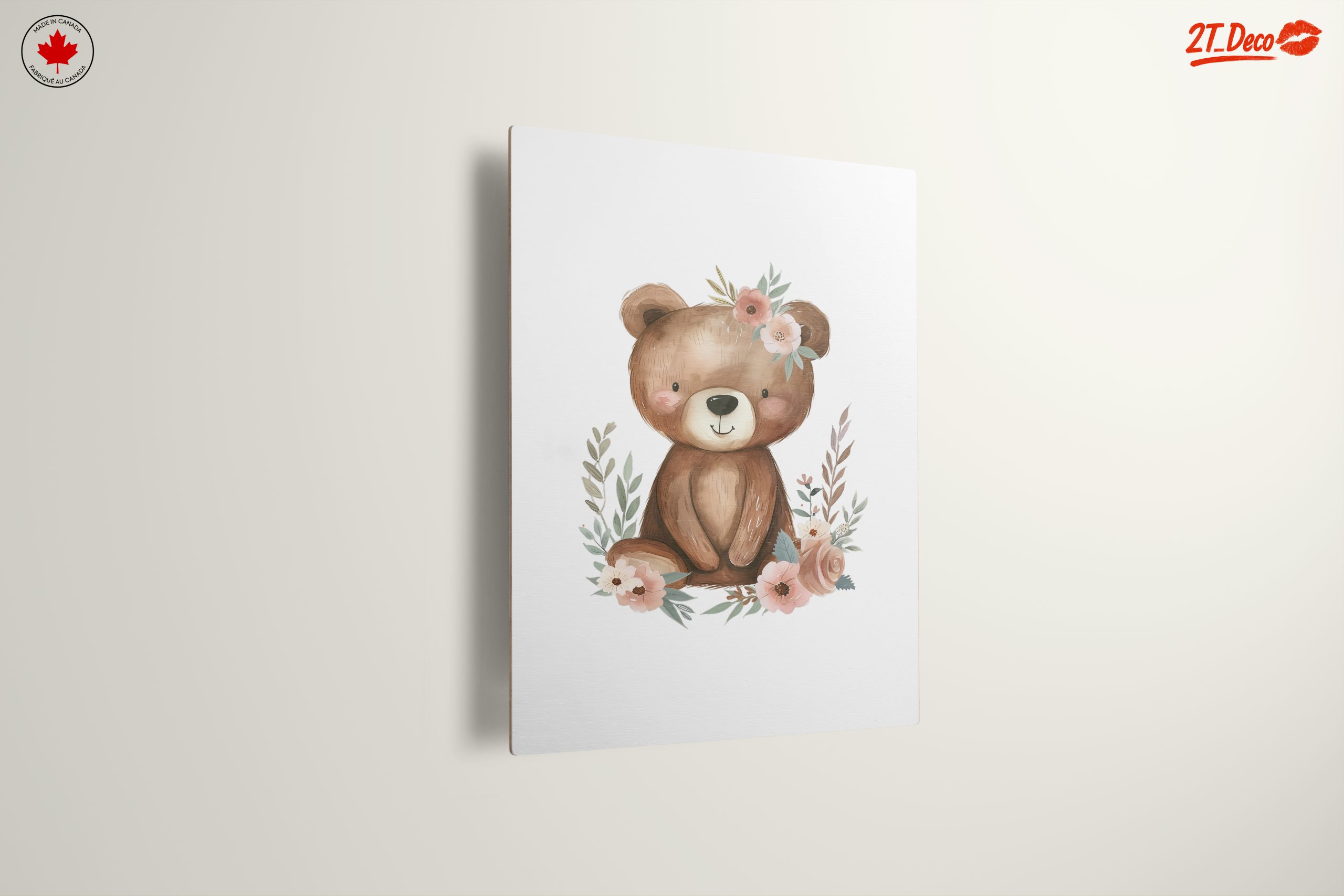 Charming Bear Surrounded by Flowers - Image 13