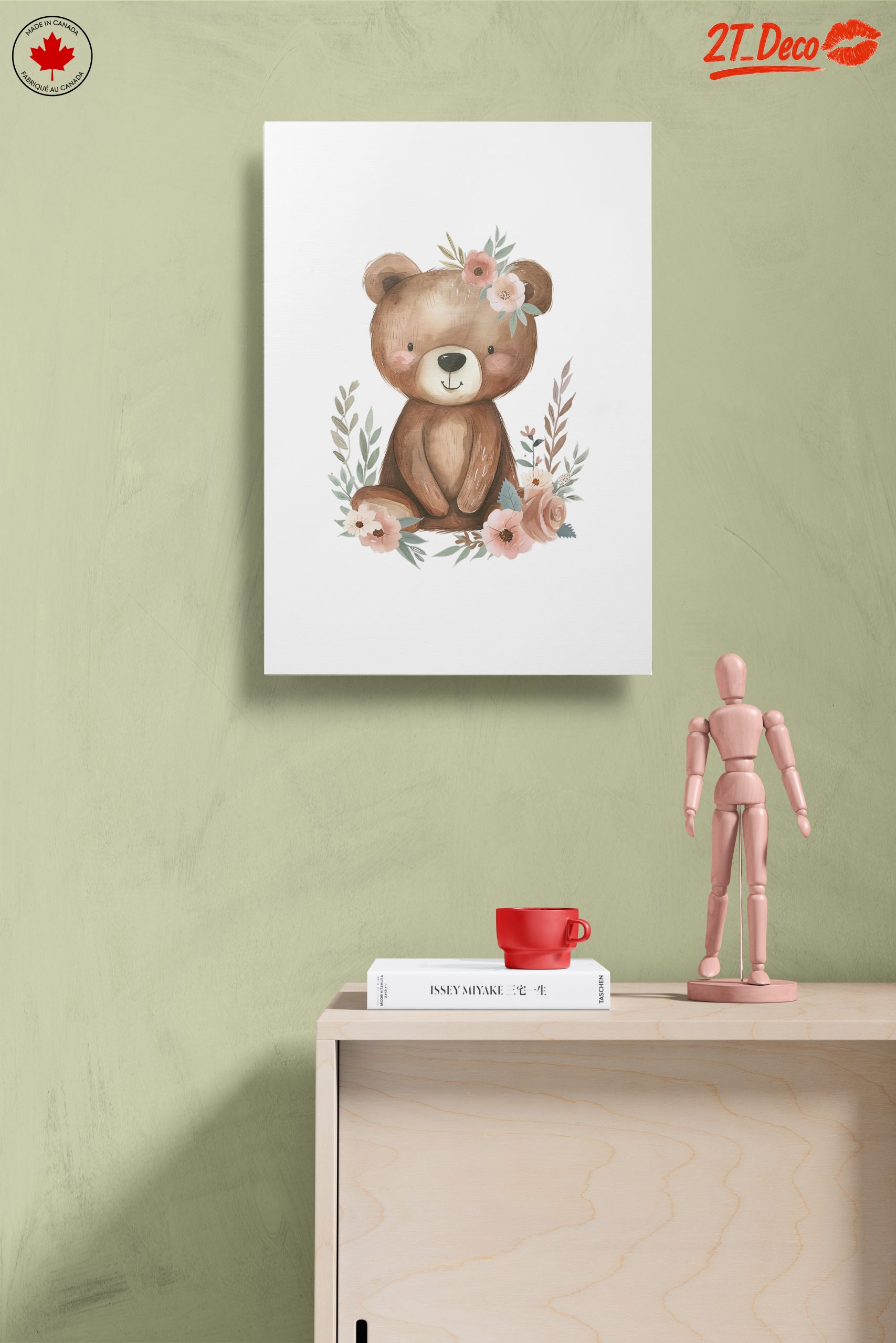 Charming Bear Surrounded by Flowers - Image 14