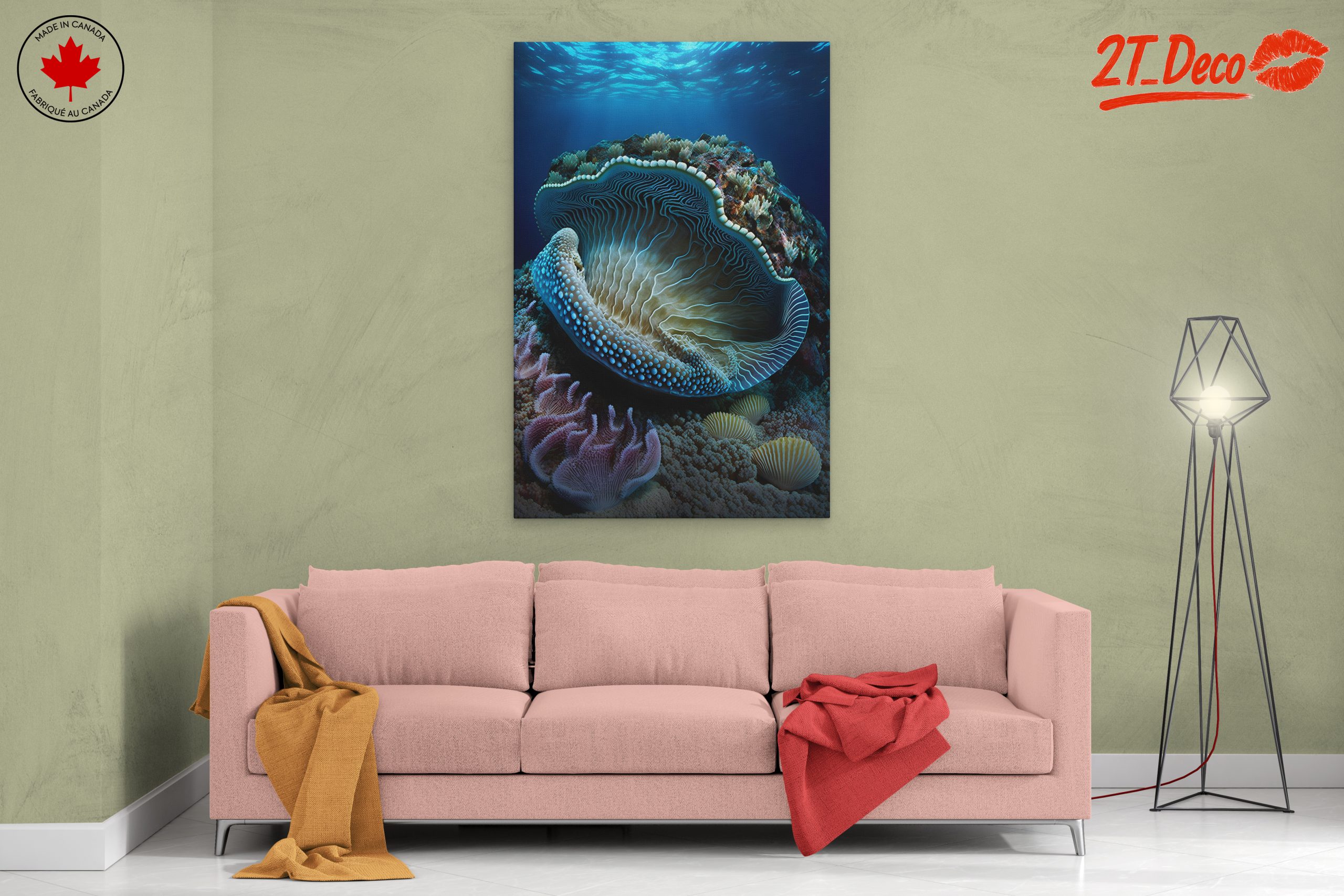 Stunning Abstract Marine Life Scene - Image 2