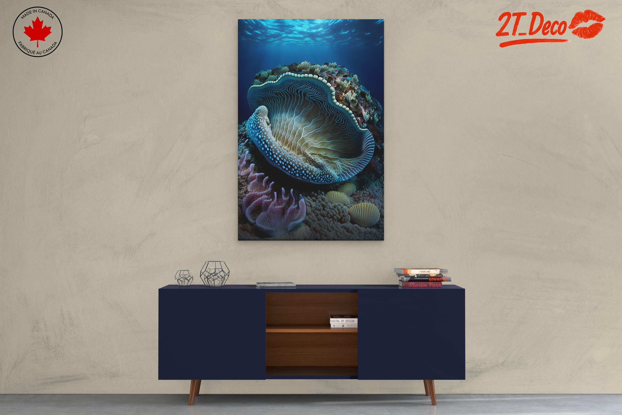Stunning Abstract Marine Life Scene - Image 3