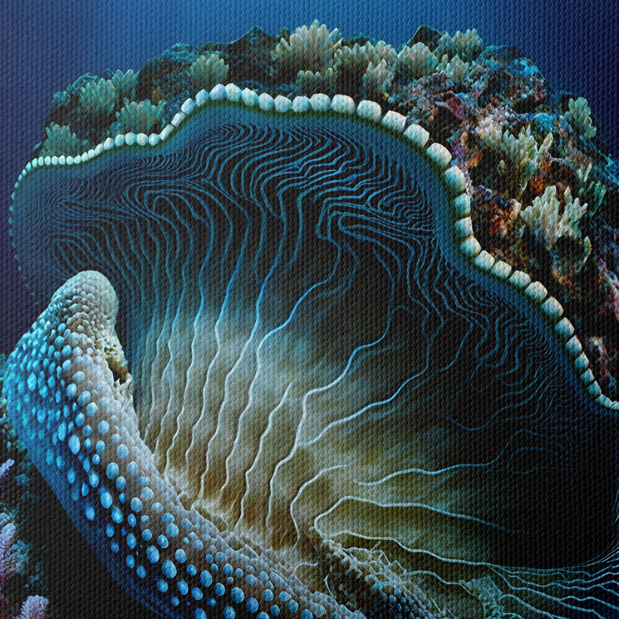Stunning Abstract Marine Life Scene - Image 4