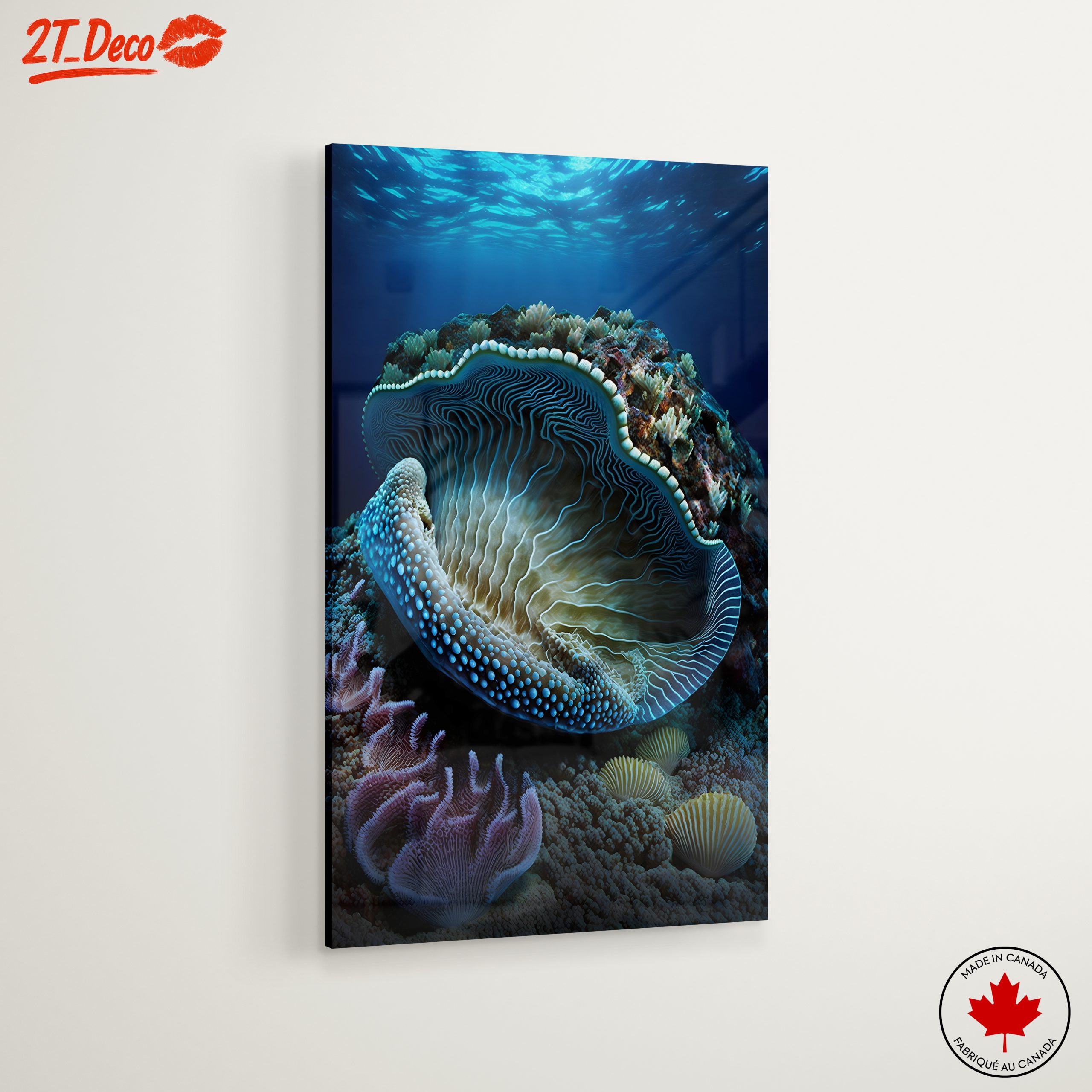 Stunning Abstract Marine Life Scene - Image 6