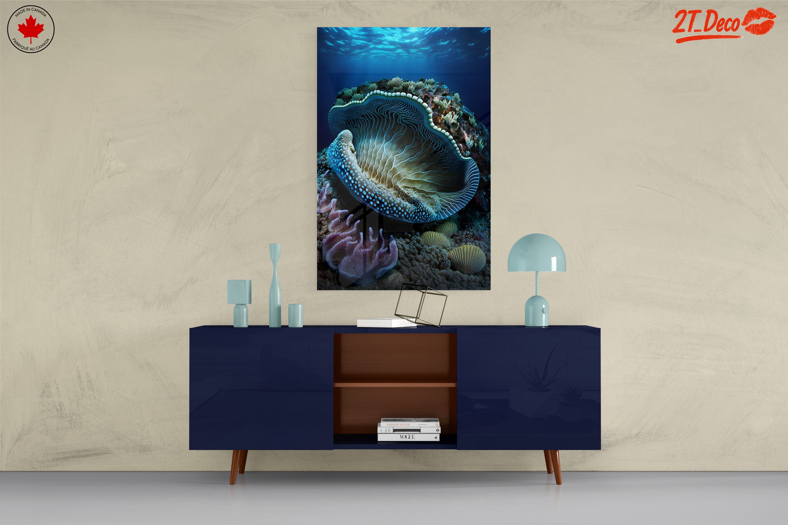 Stunning Abstract Marine Life Scene - Image 8