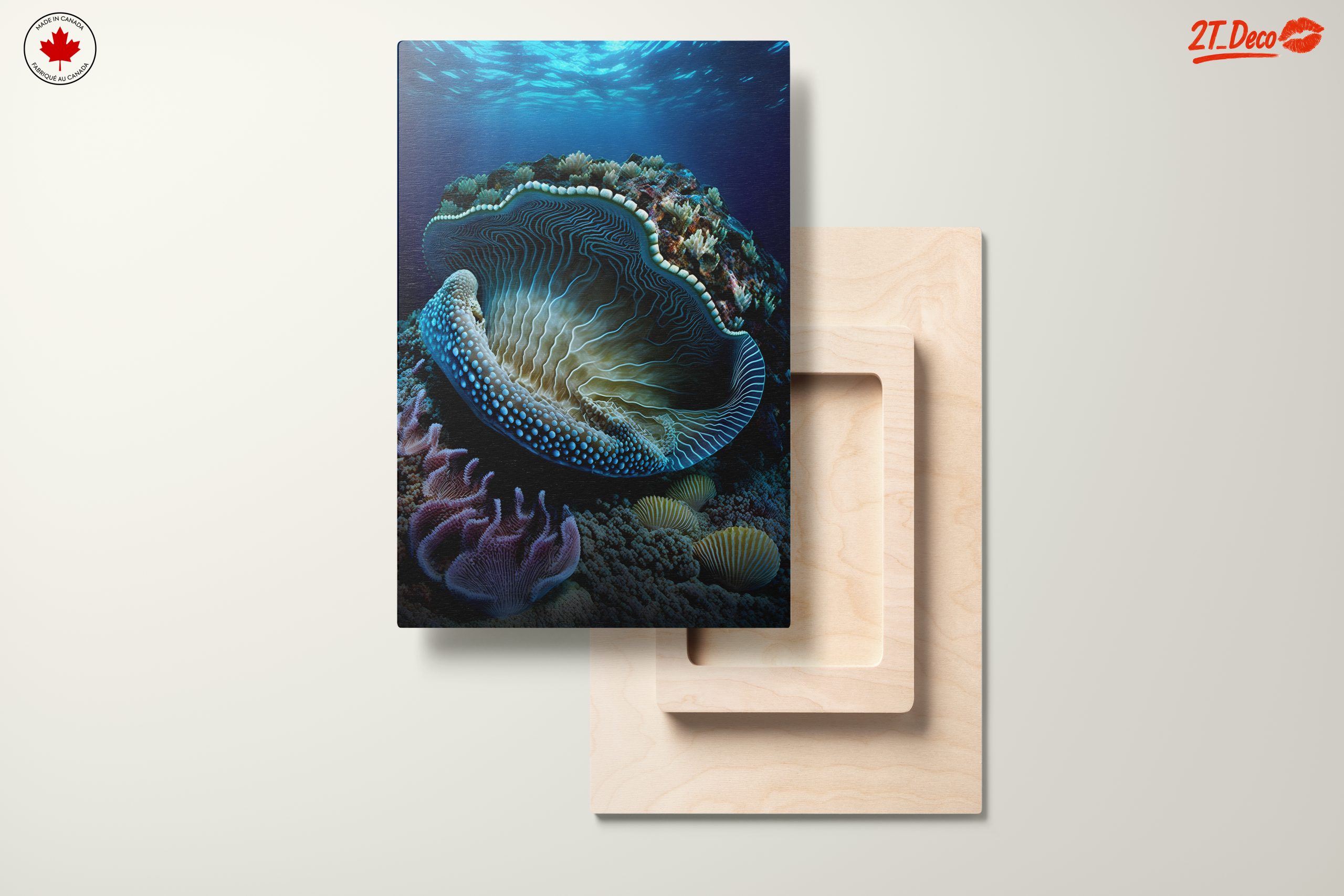 Stunning Abstract Marine Life Scene - Image 11