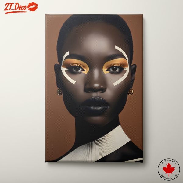 Striking Contemporary Portrait with Bold Makeup