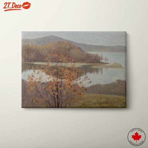 Tranquil Nature Landscape with Autumn Foliage