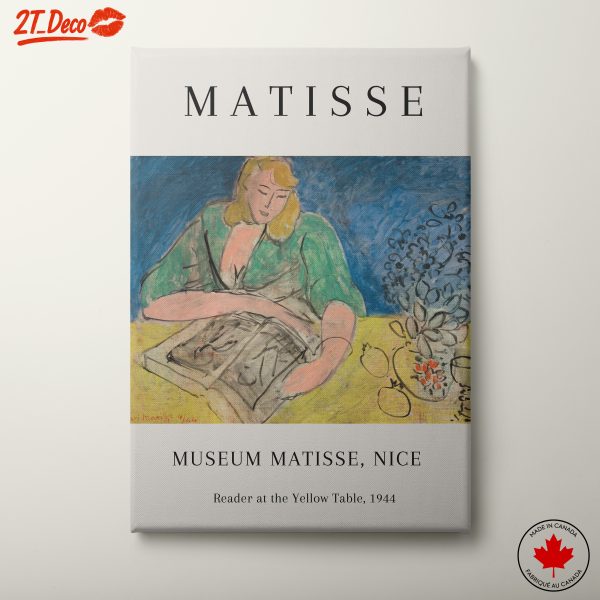 Reader At The Yellow Table by Matisse