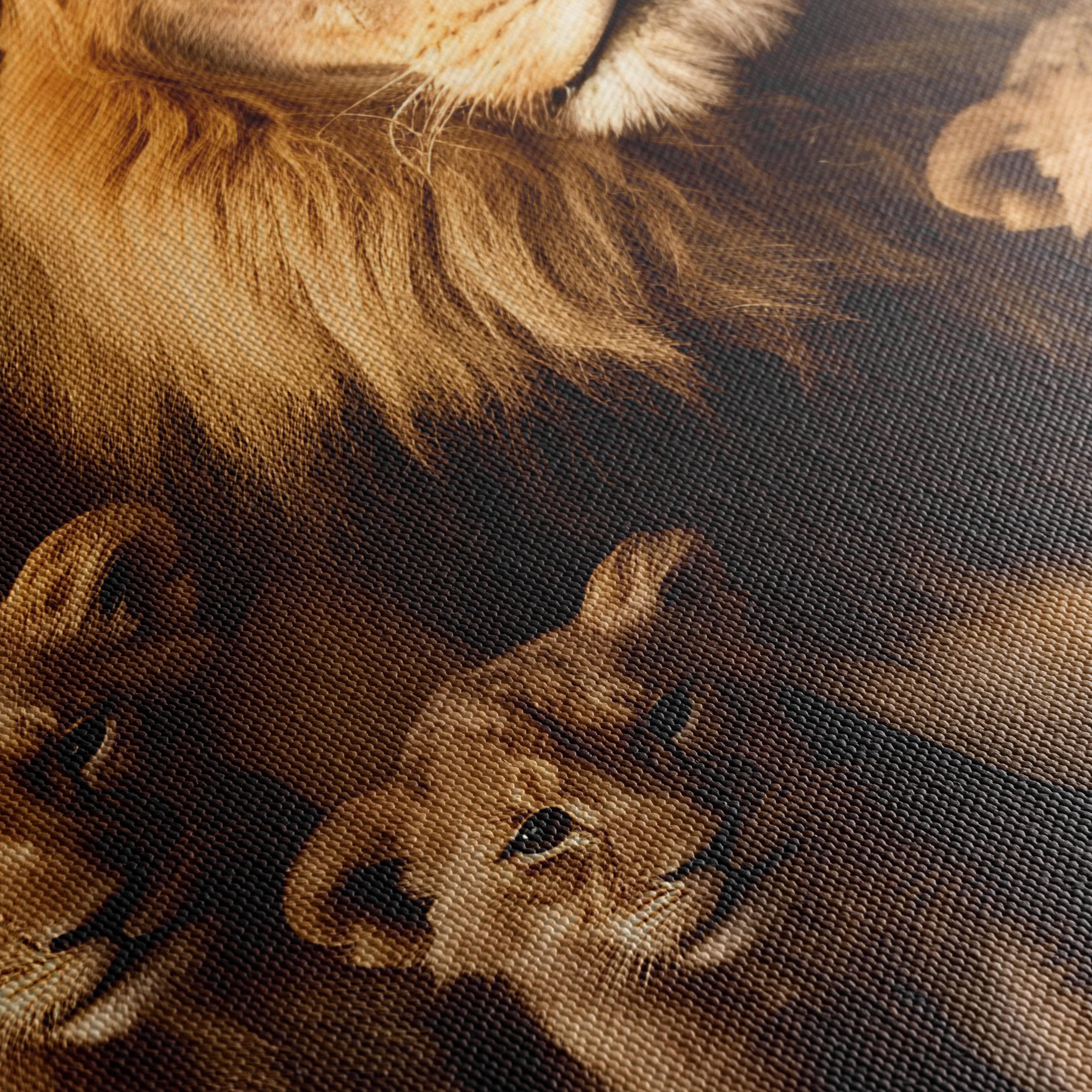 Majestic Lion Family Portrait 4 - Image 5