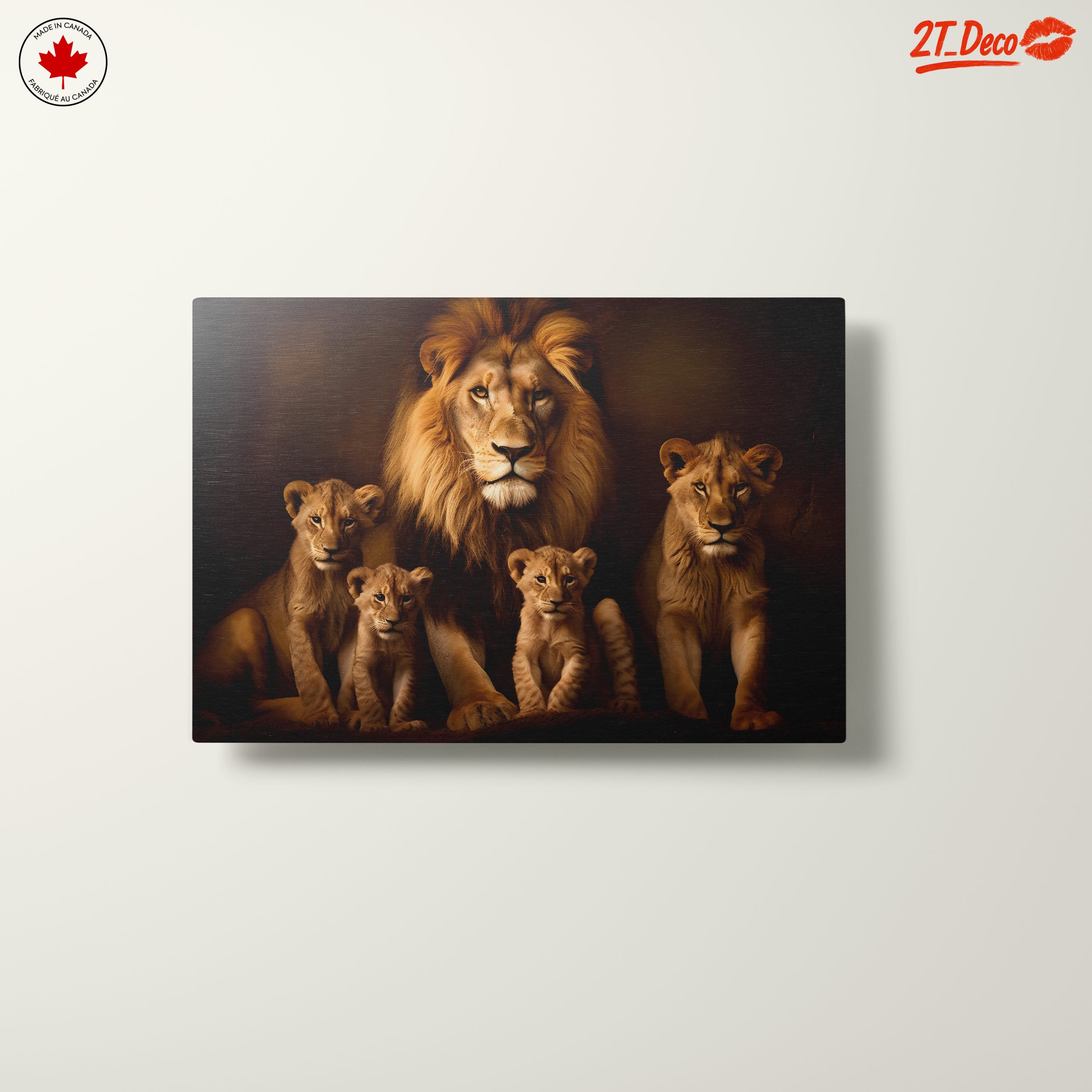 Majestic Lion Family Portrait 4 - Image 10