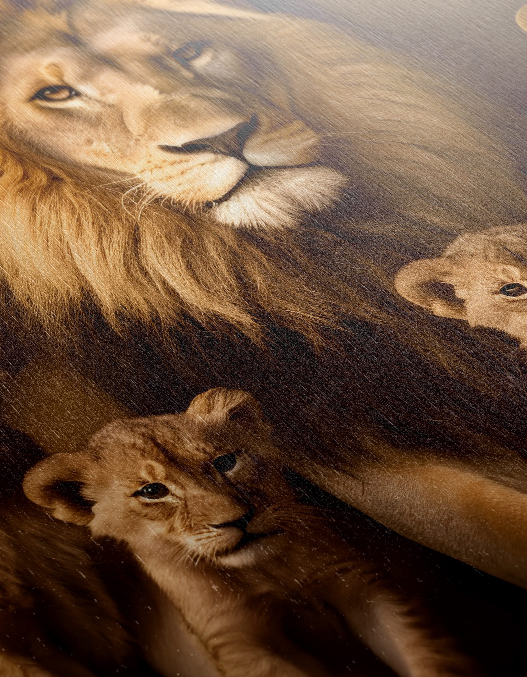 Majestic Lion Family Portrait 4 - Image 12