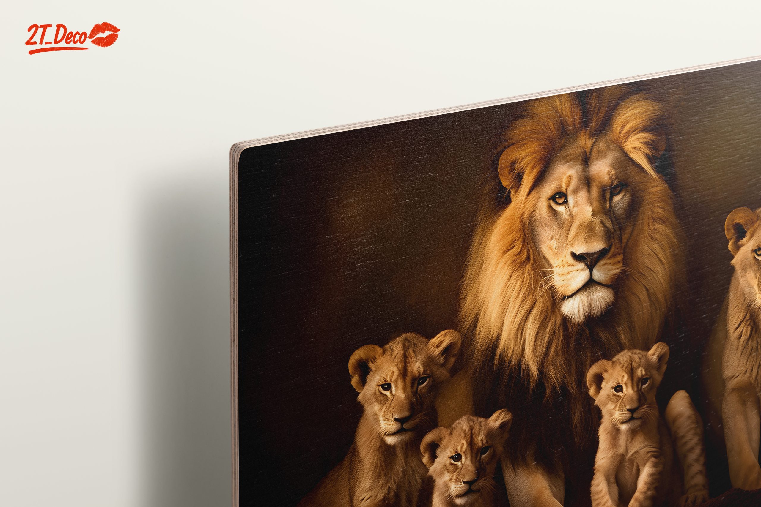Majestic Lion Family Portrait 4 - Image 15