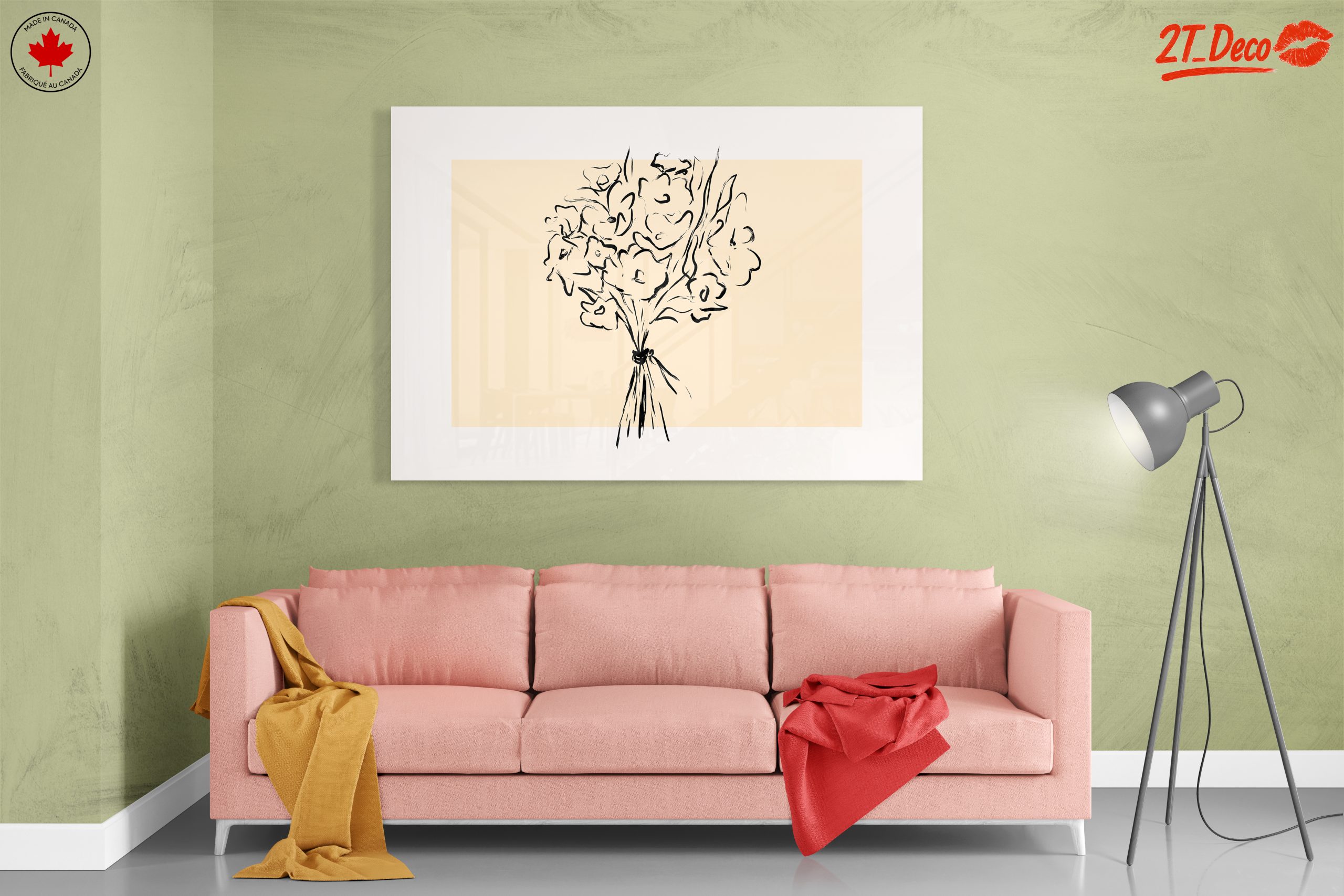Stylized Floral Arrangement Art 2 - Image 7