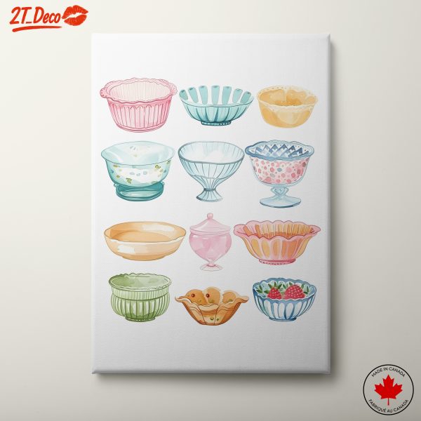 Colorful Kitchenware Illustrations for a Cheerful Home