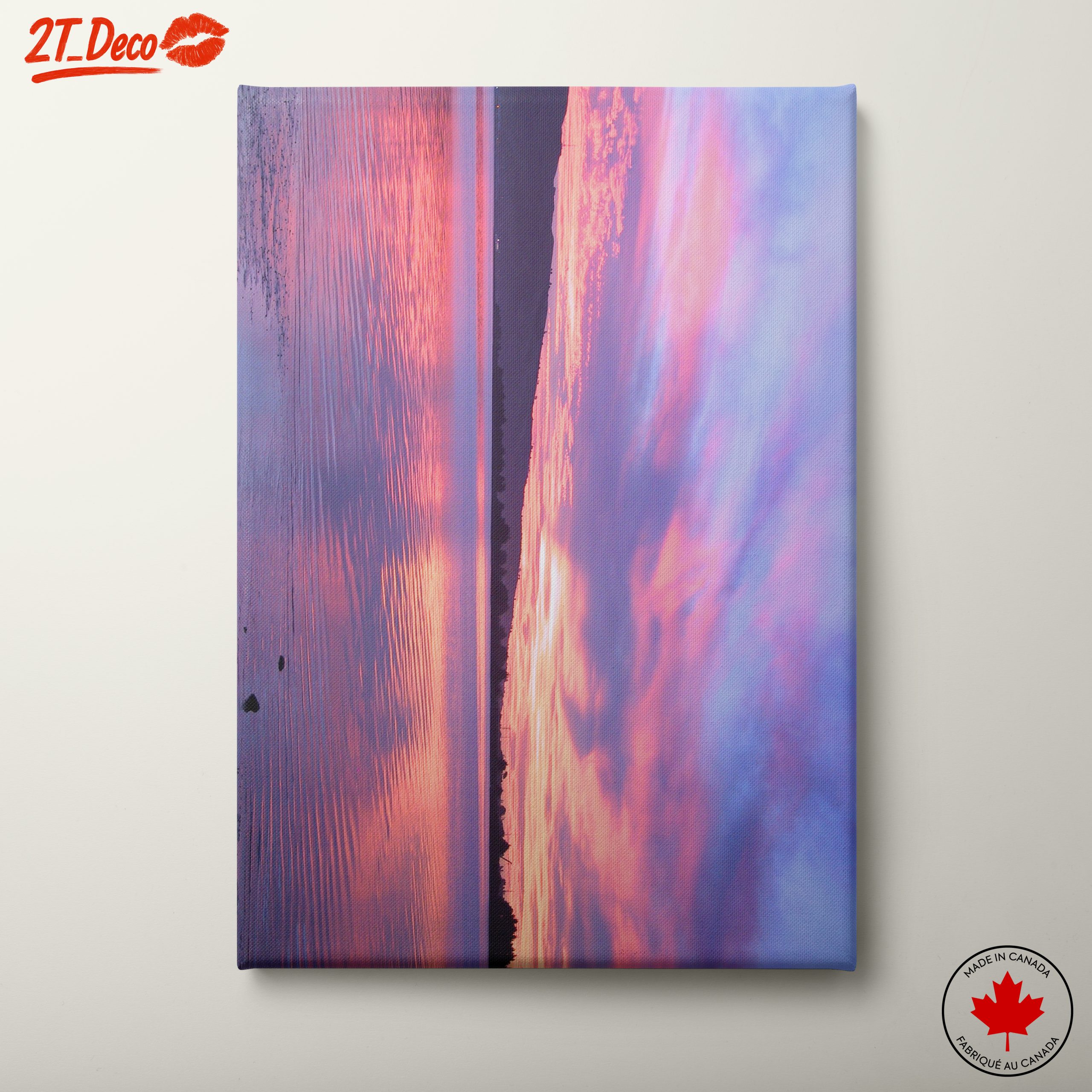 Vibrant Adventure Landscape at Sunset