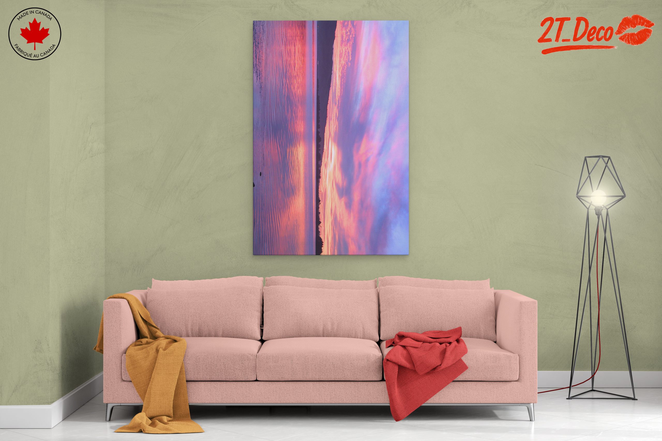 Vibrant Adventure Landscape at Sunset - Image 2
