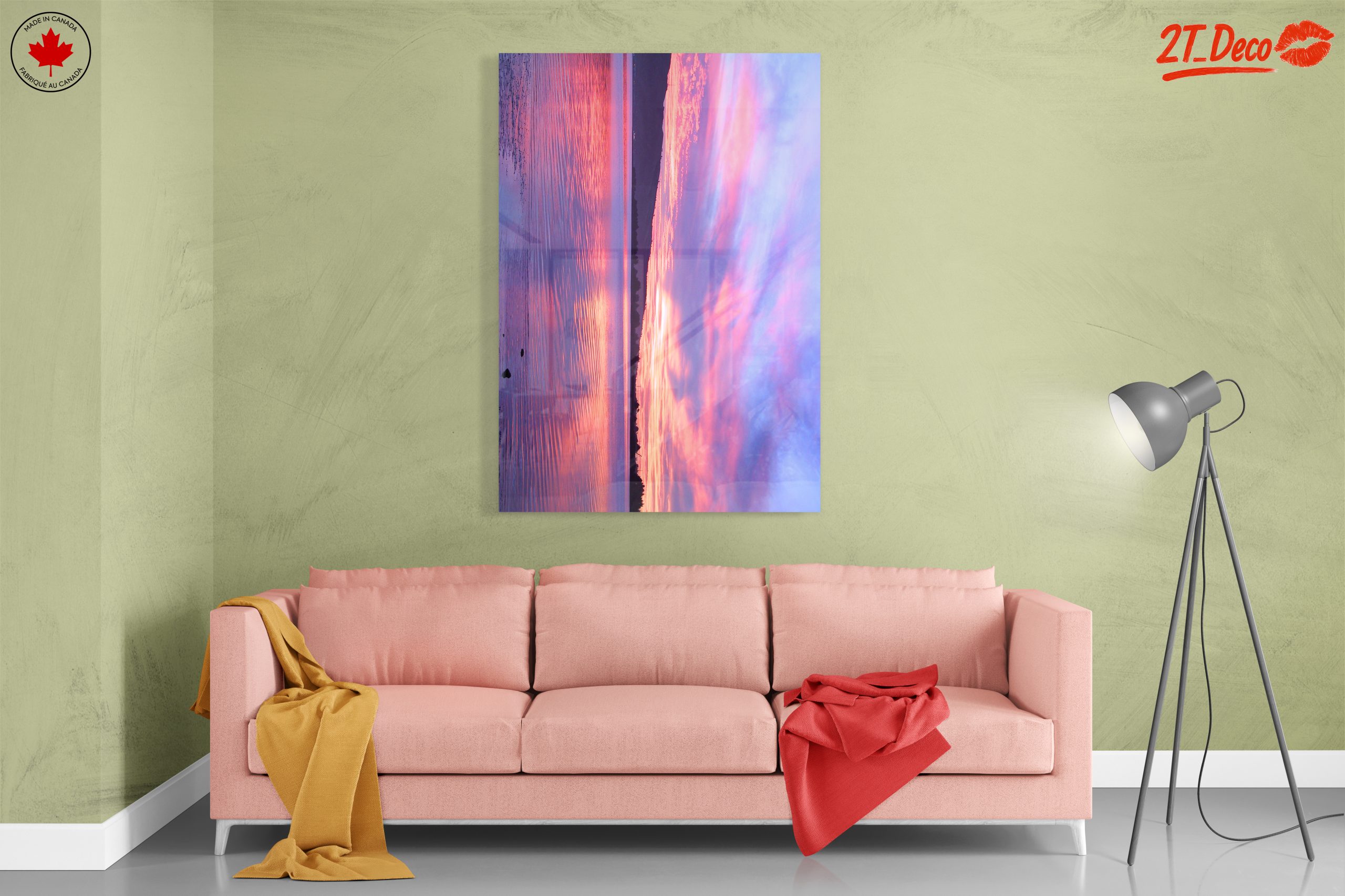 Vibrant Adventure Landscape at Sunset - Image 7