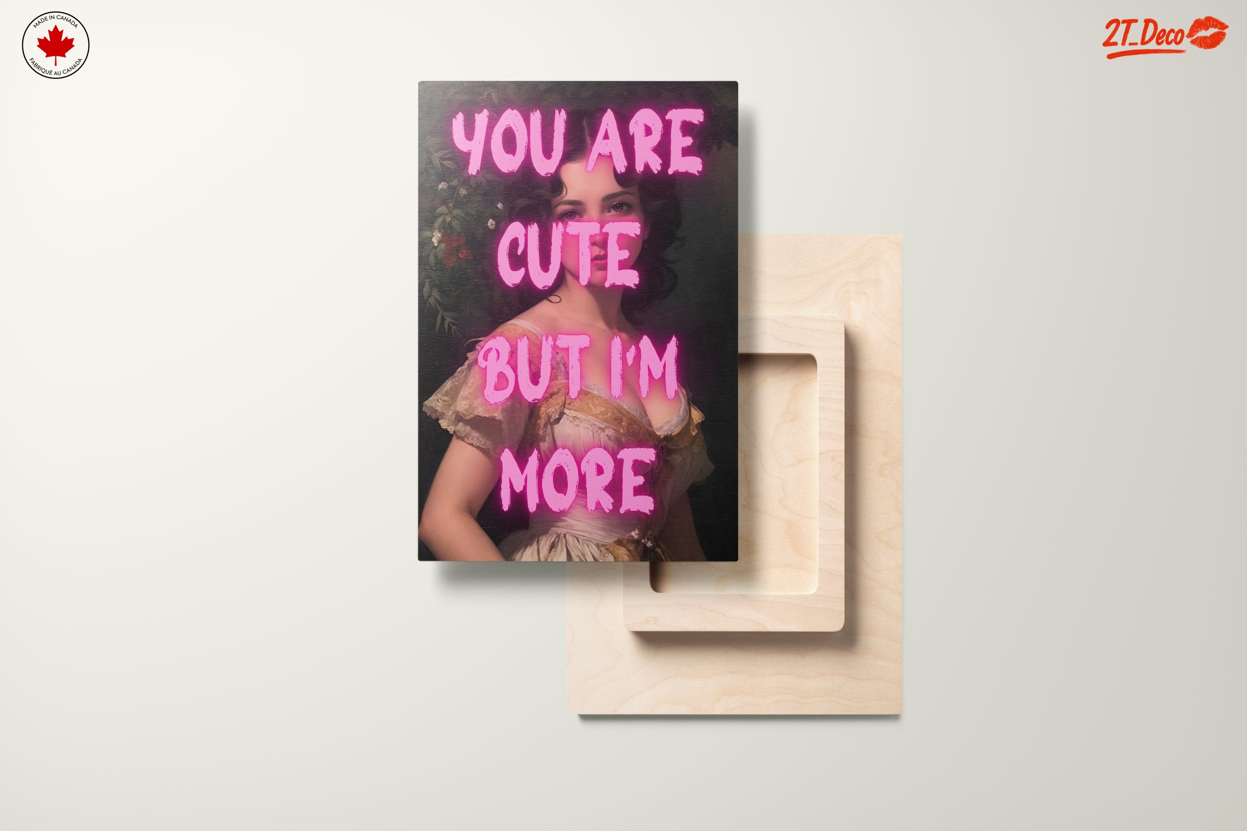 Contemporary Portrait with Playful Text - Image 11