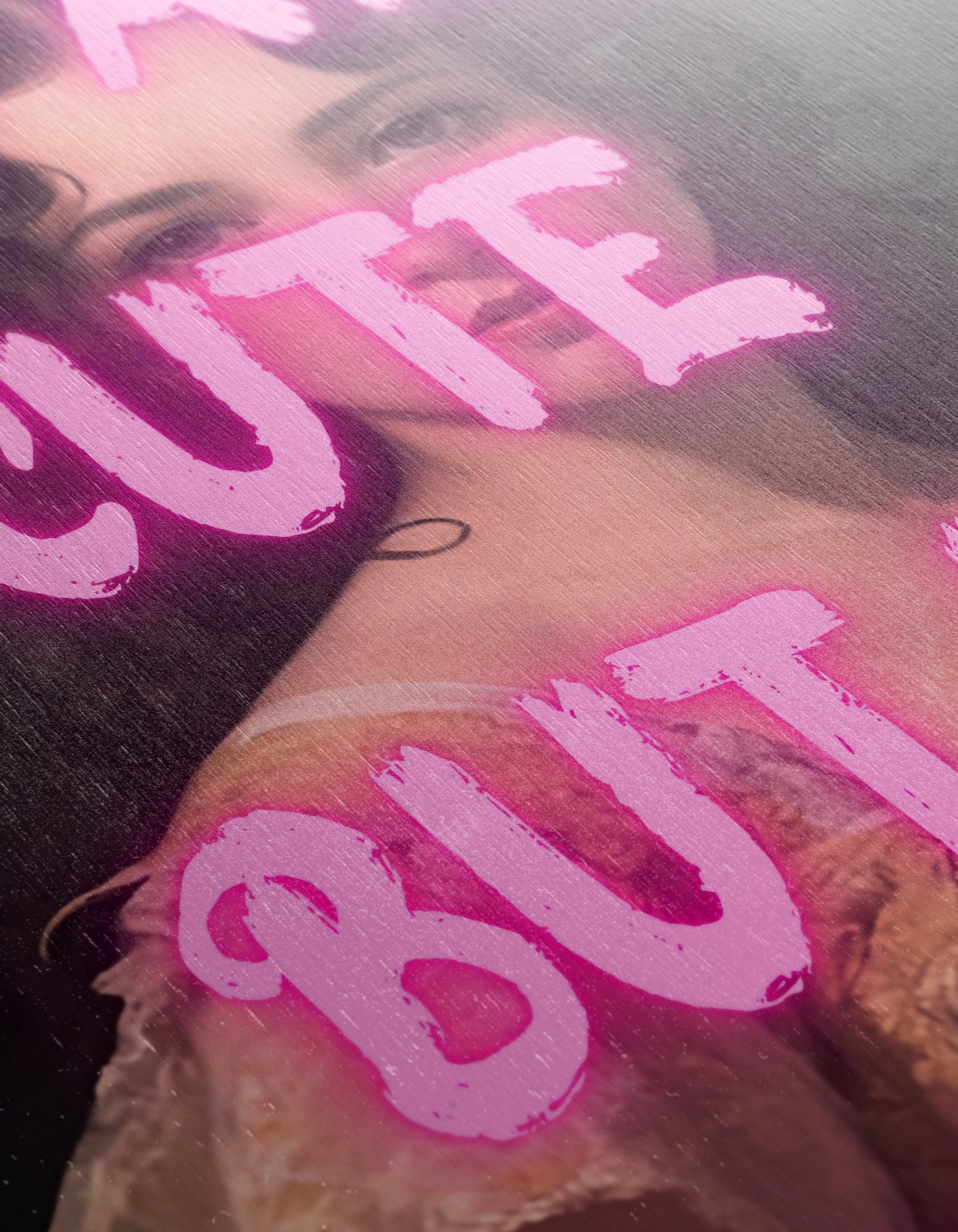 Contemporary Portrait with Playful Text - Image 12