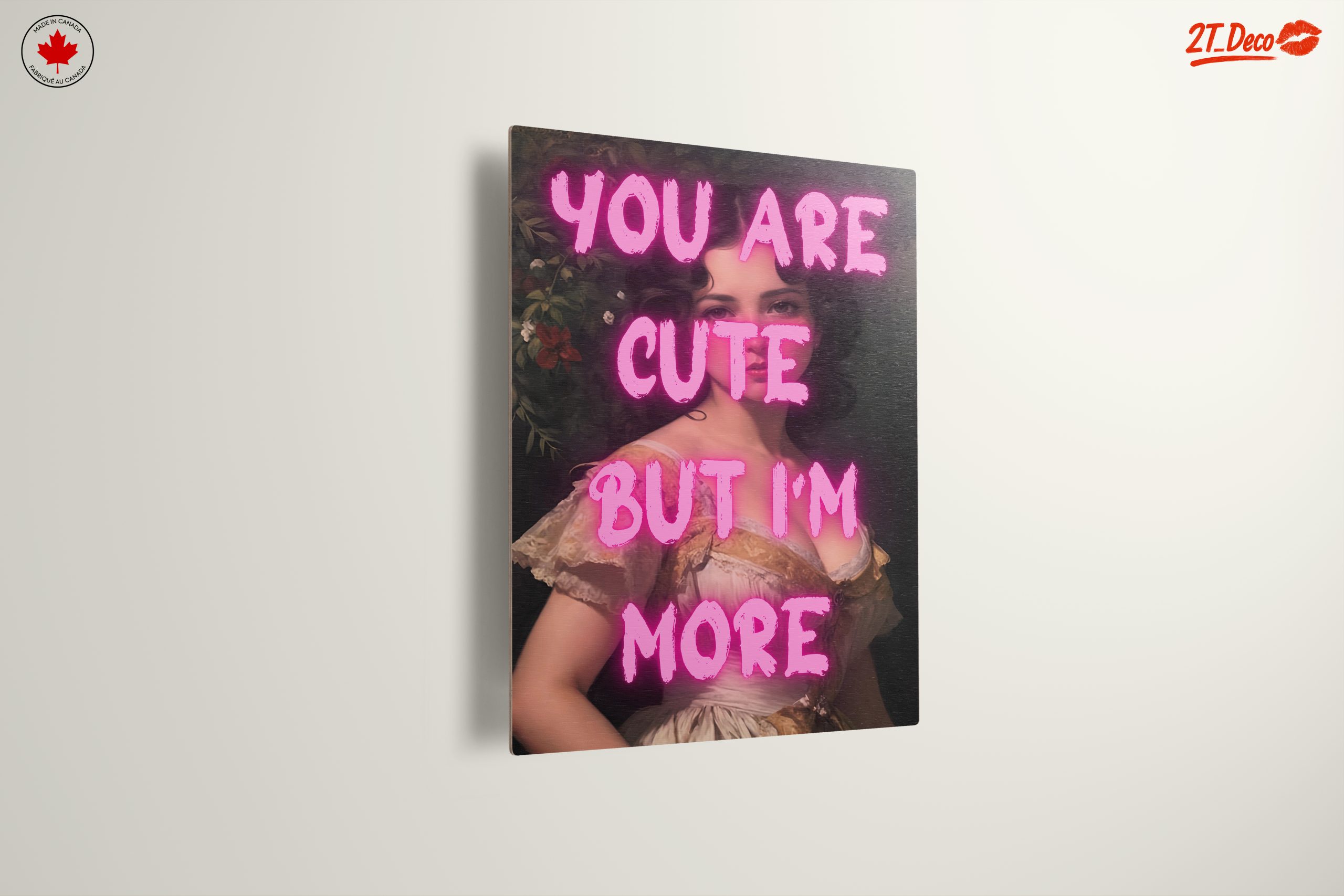 Contemporary Portrait with Playful Text - Image 13