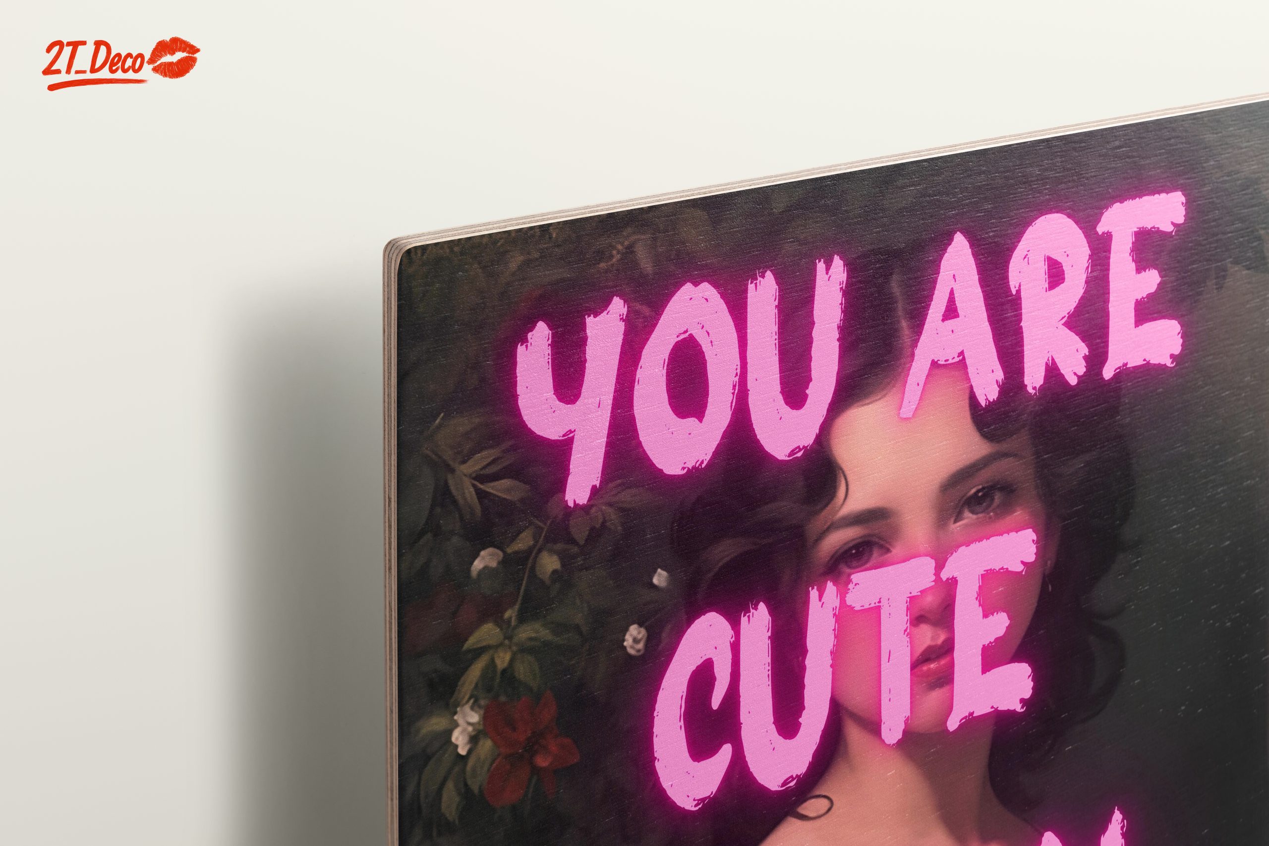 Contemporary Portrait with Playful Text - Image 15
