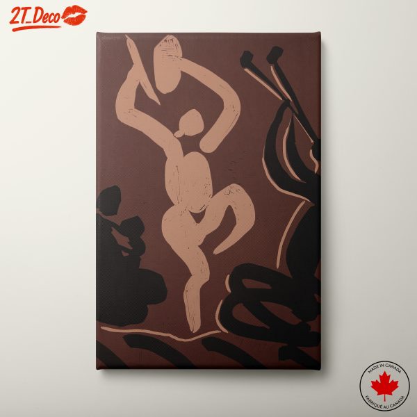 Dynamic Modern Abstract Figure Art