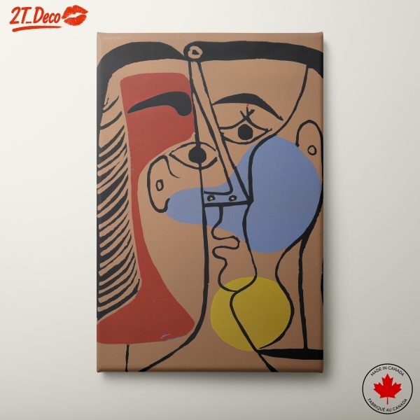 Colorful Abstract Face Art