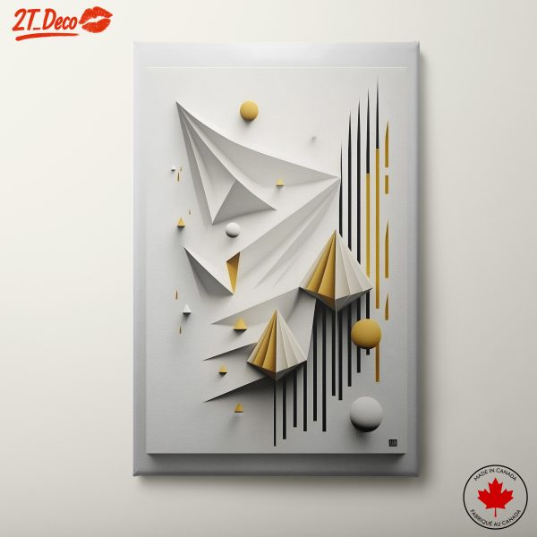 Geometric Abstract Art with Bold Shapes 5