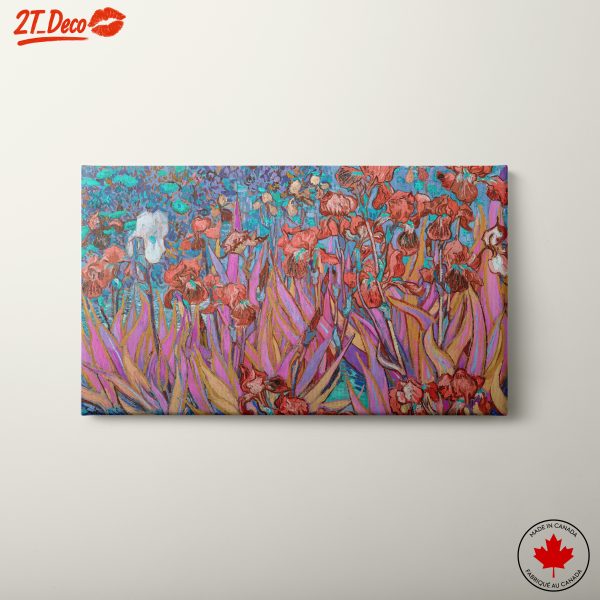 Vibrant Floral Arrangement with Colorful Irises