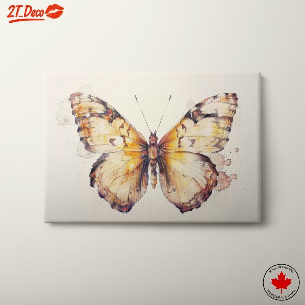 Stunning Butterfly Artwork with Soft Watercolor