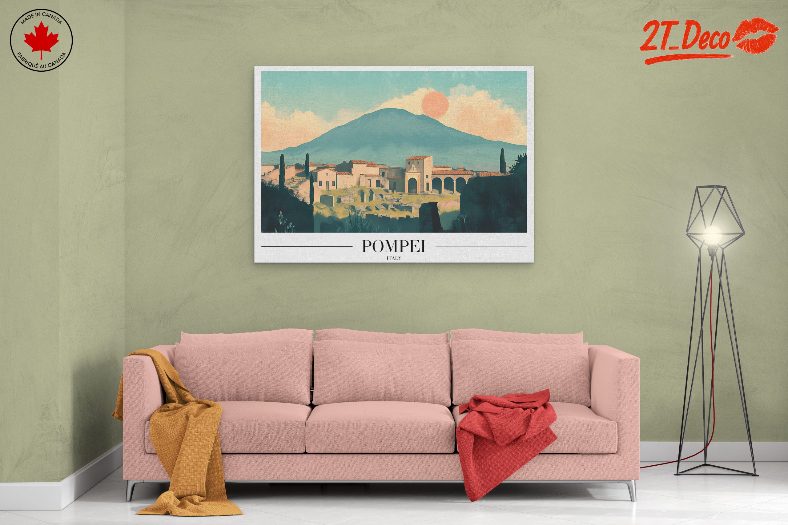 Pompeii Landscape with Mount Vesuvius - Image 2