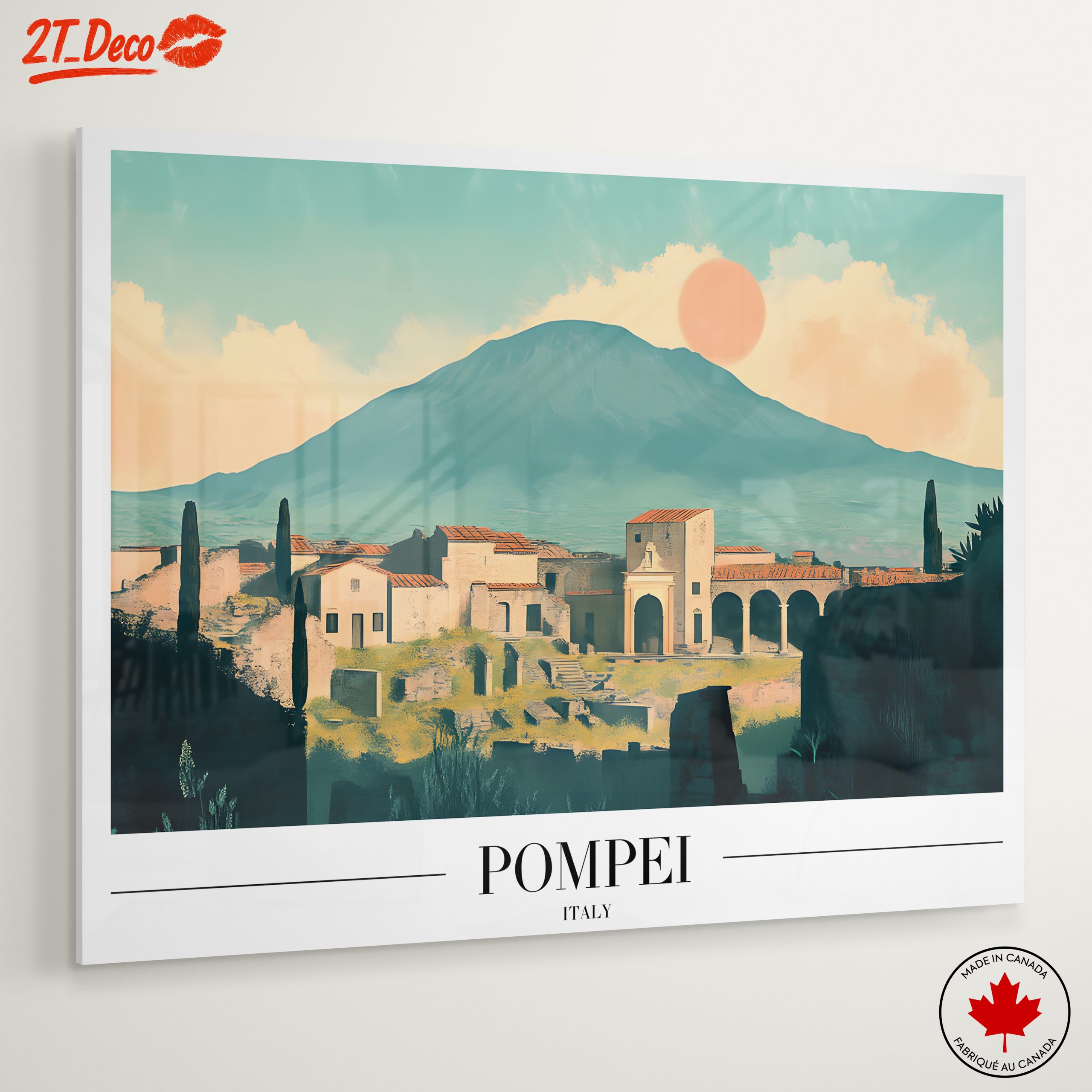 Pompeii Landscape with Mount Vesuvius - Image 6