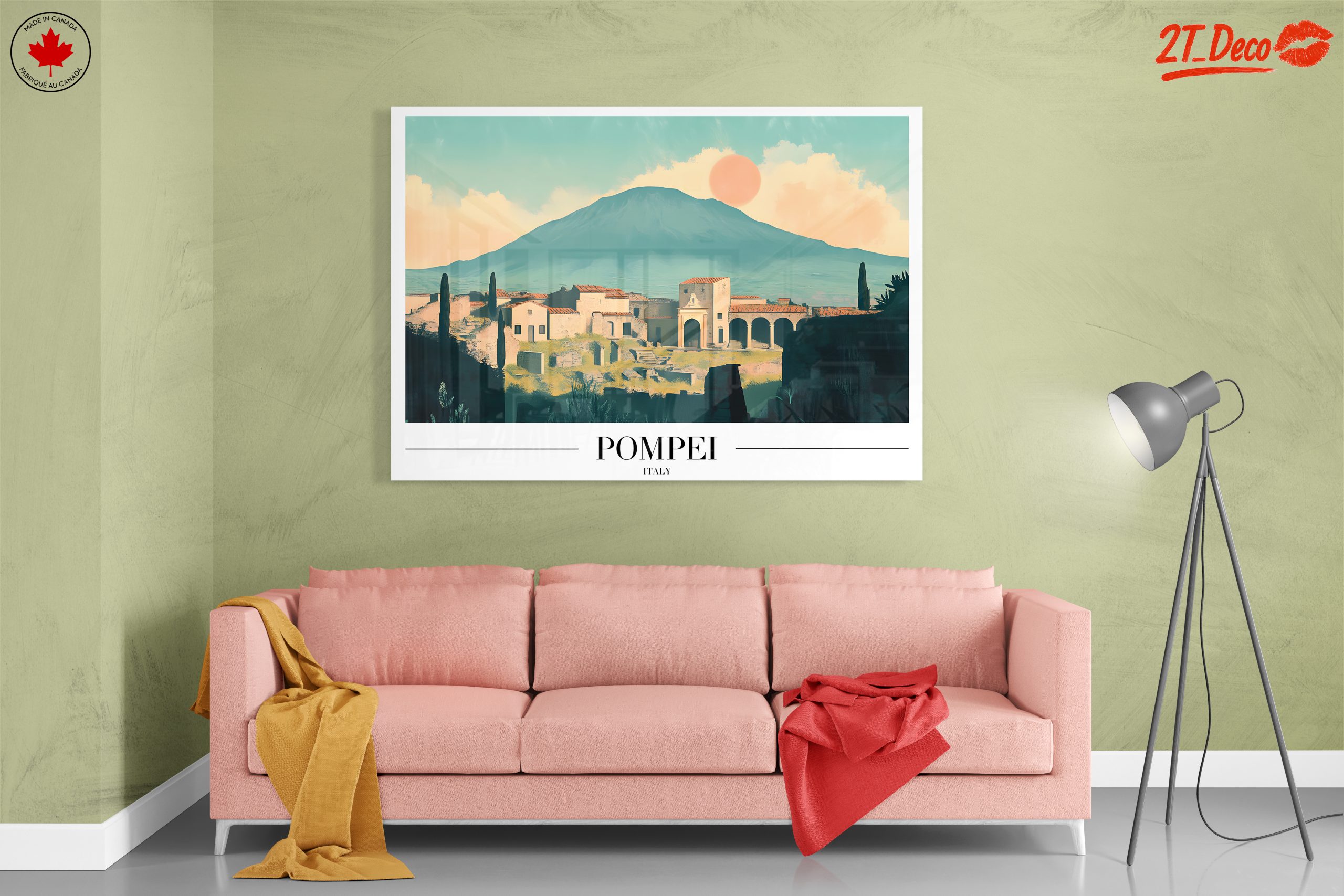 Pompeii Landscape with Mount Vesuvius - Image 7