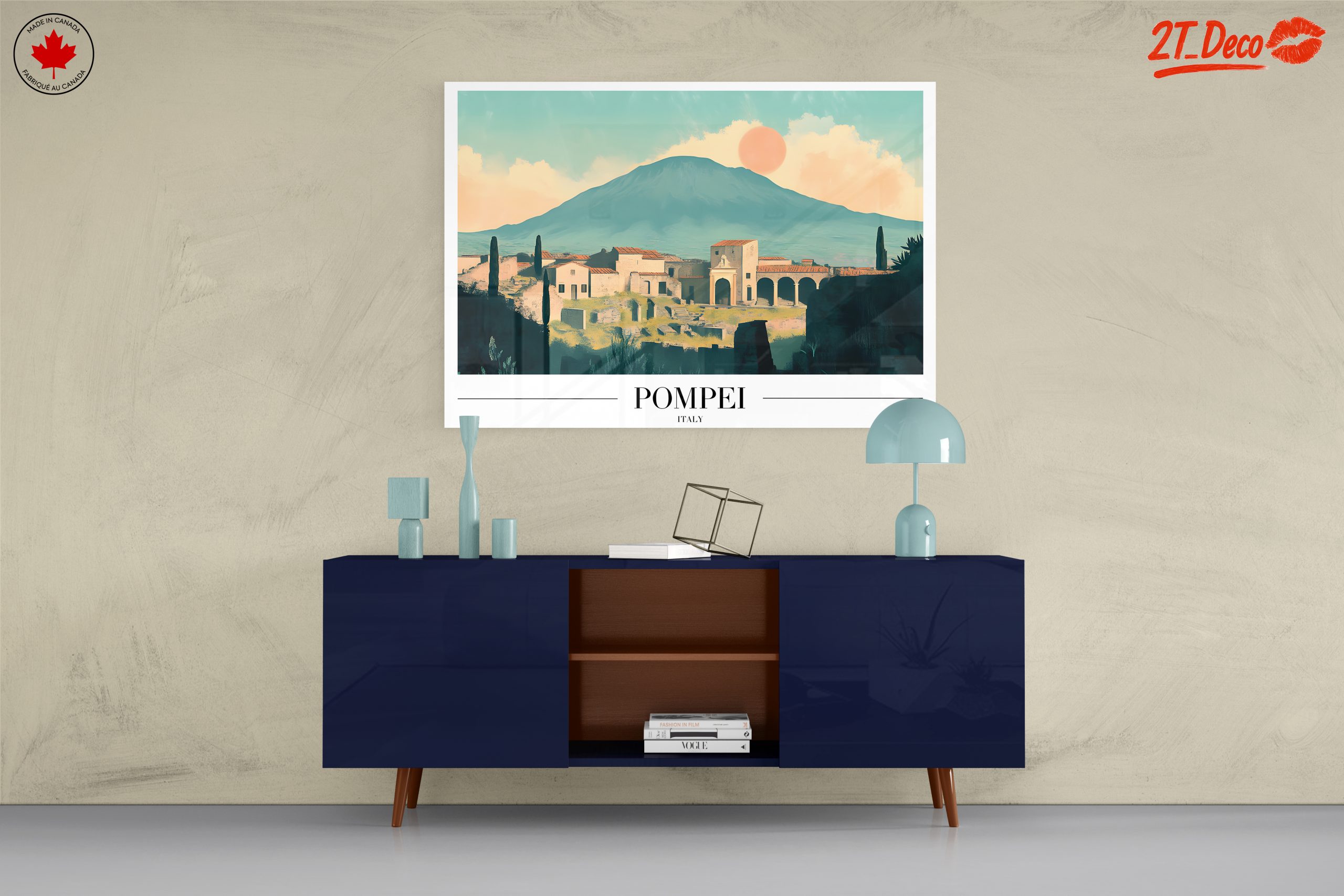 Pompeii Landscape with Mount Vesuvius - Image 8