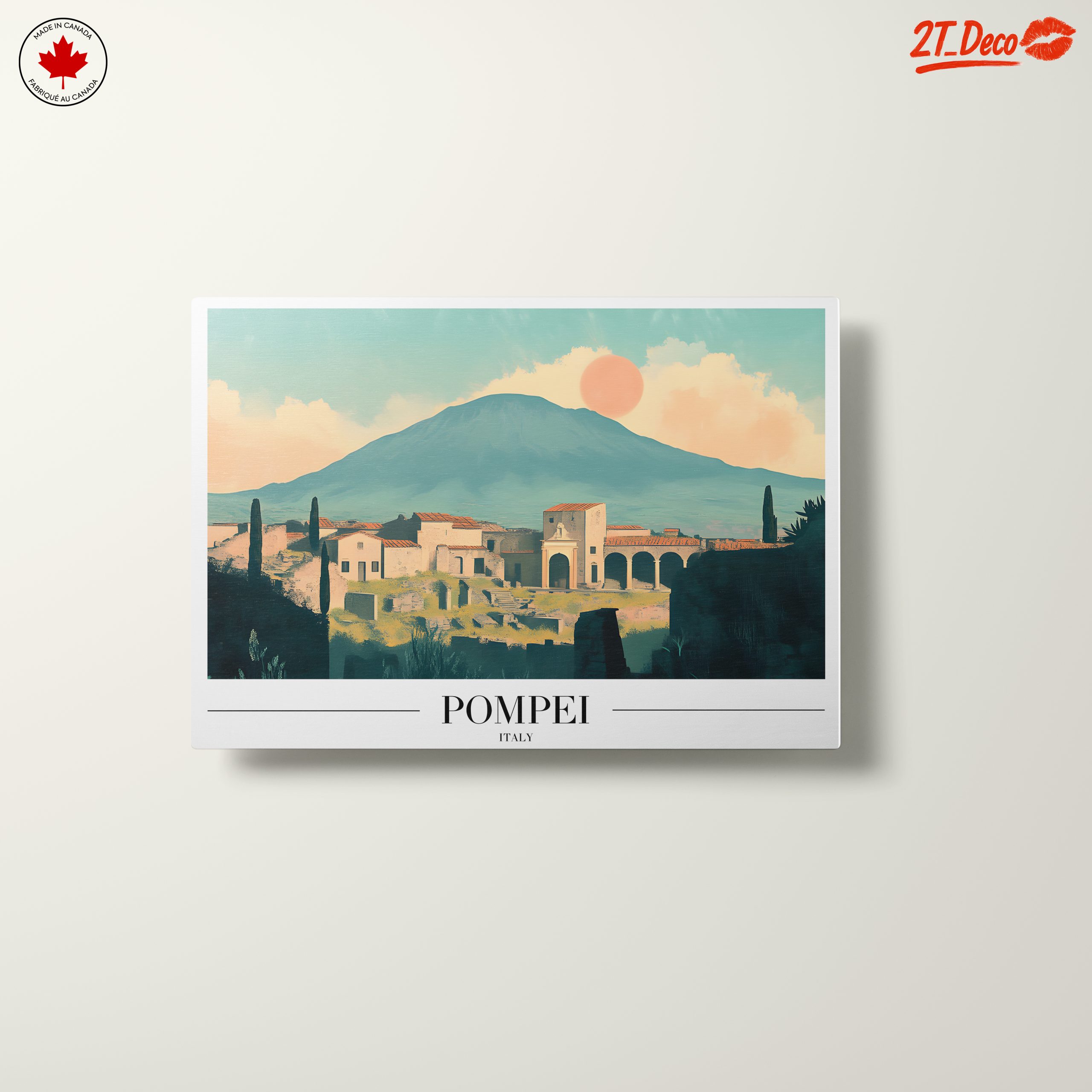 Pompeii Landscape with Mount Vesuvius - Image 10
