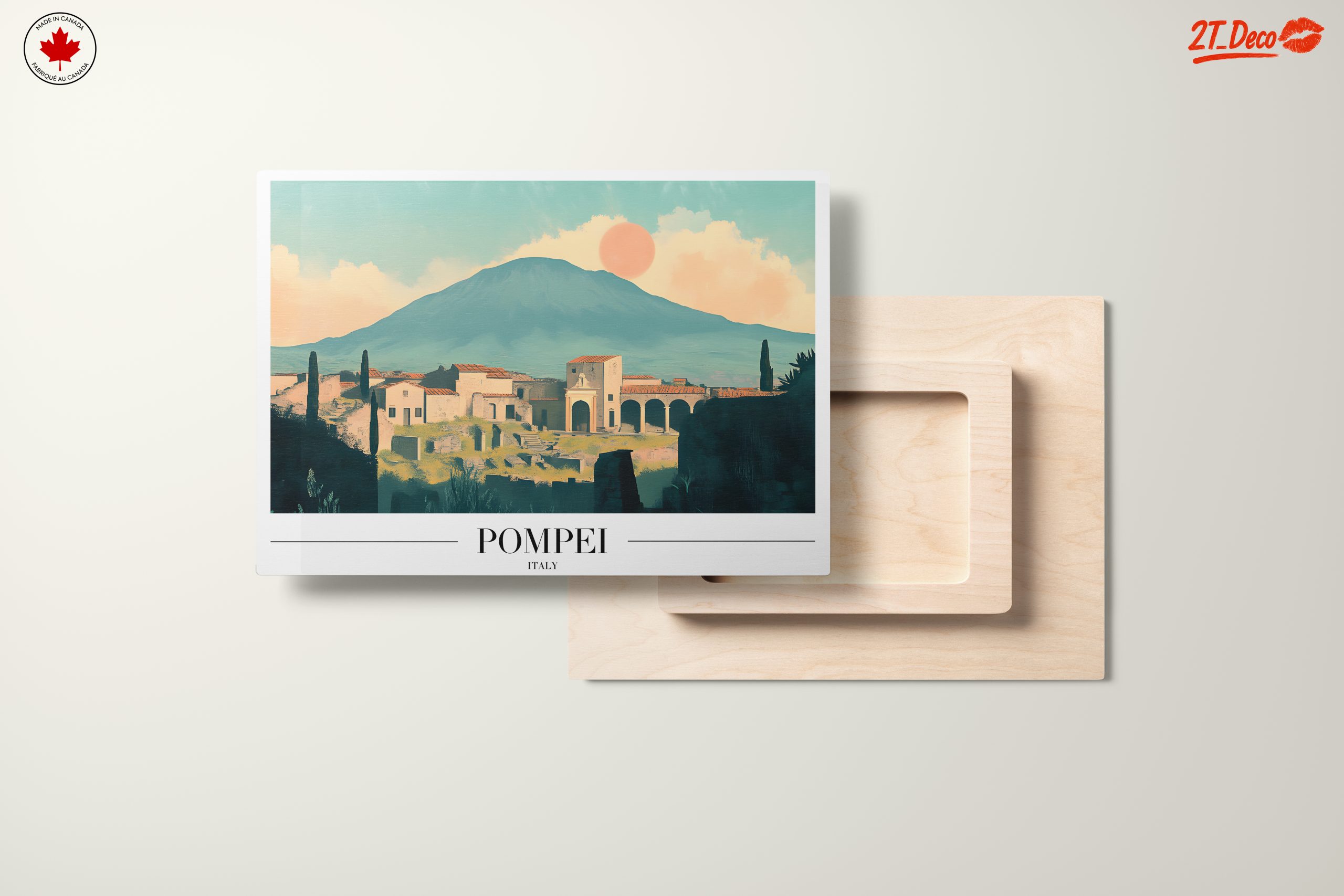 Pompeii Landscape with Mount Vesuvius - Image 11