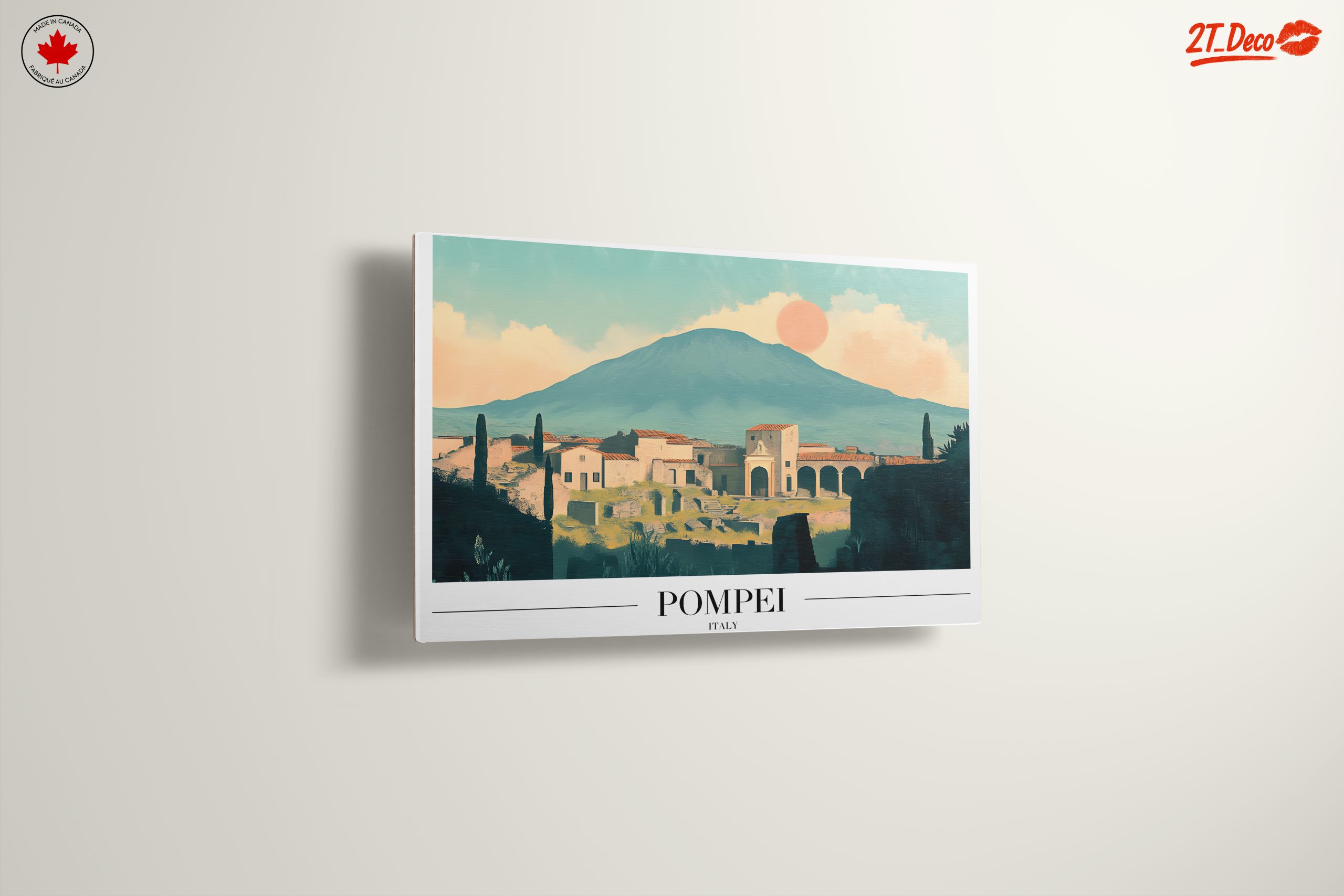 Pompeii Landscape with Mount Vesuvius - Image 13